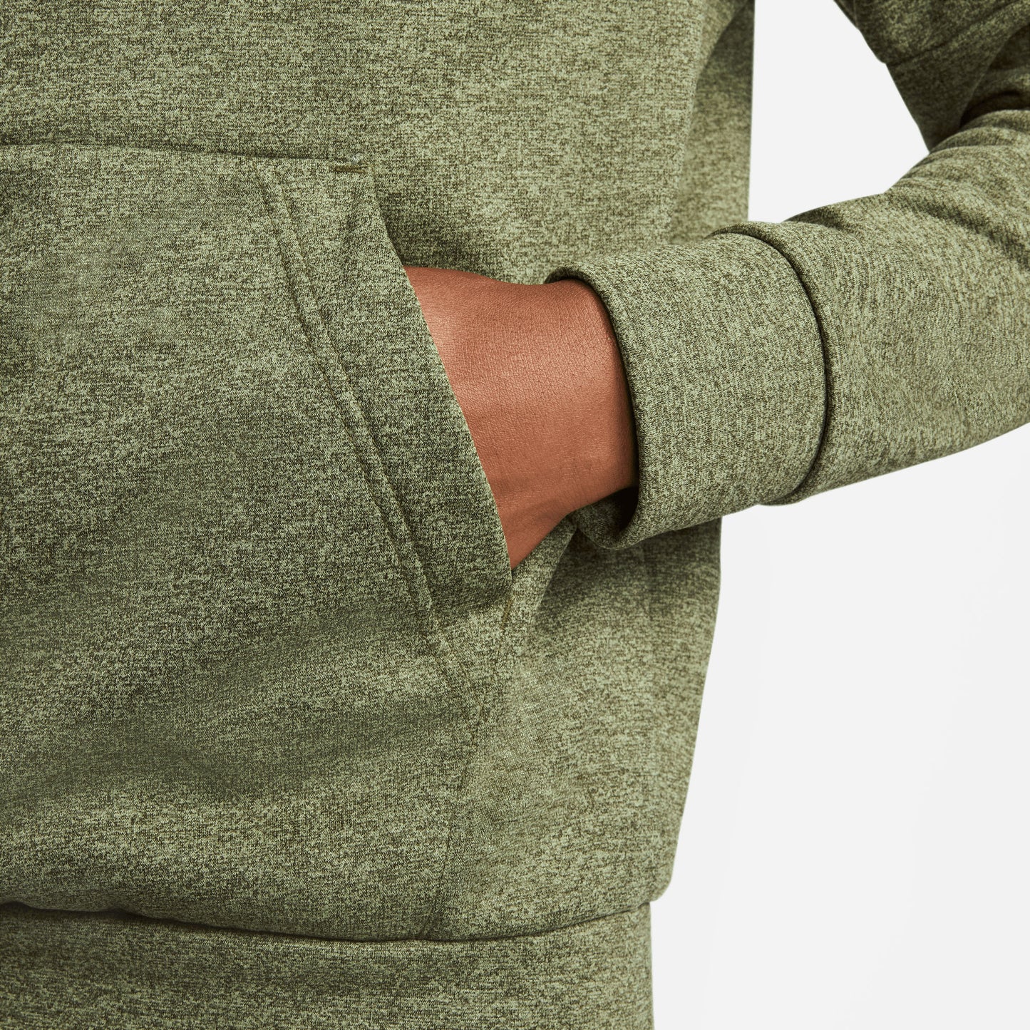Nike Therma-FIT Men's Pullover Hoodie Green (4)