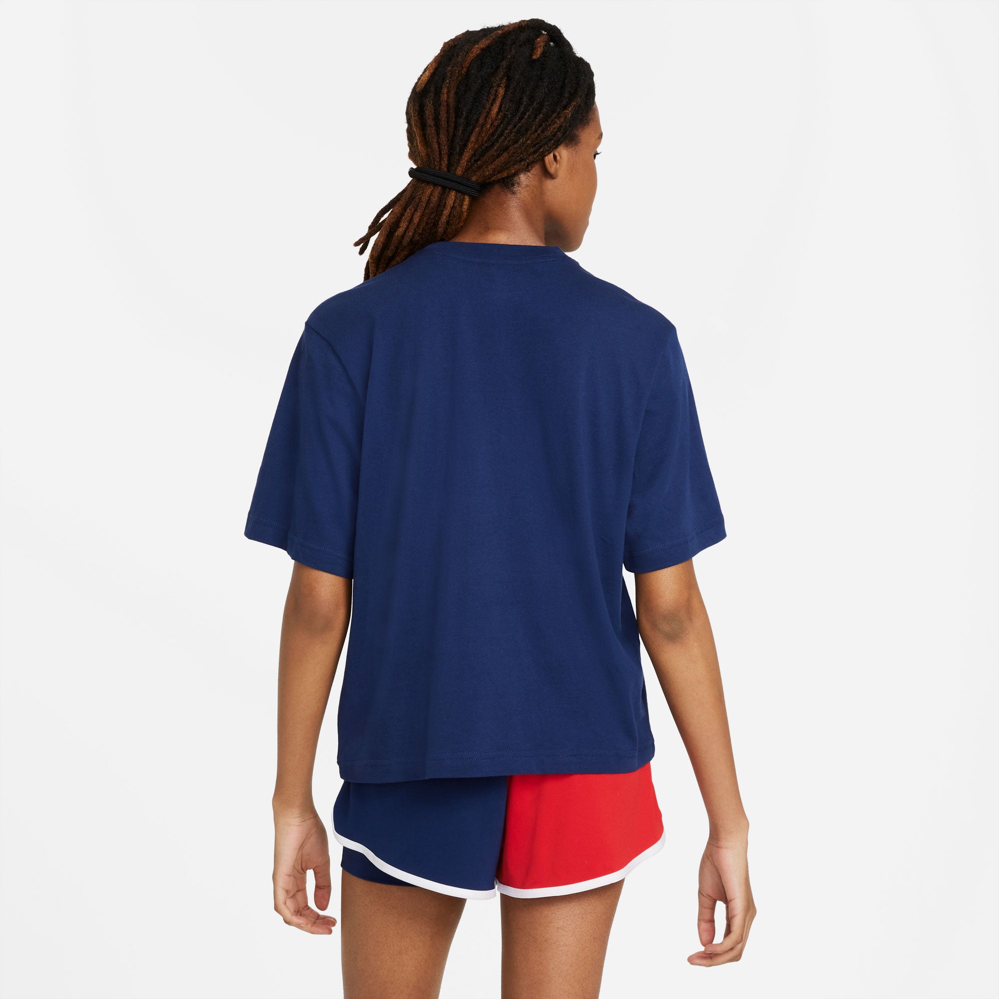 Nike Women's Court Logo Tennis T-Shirt Blue (2)