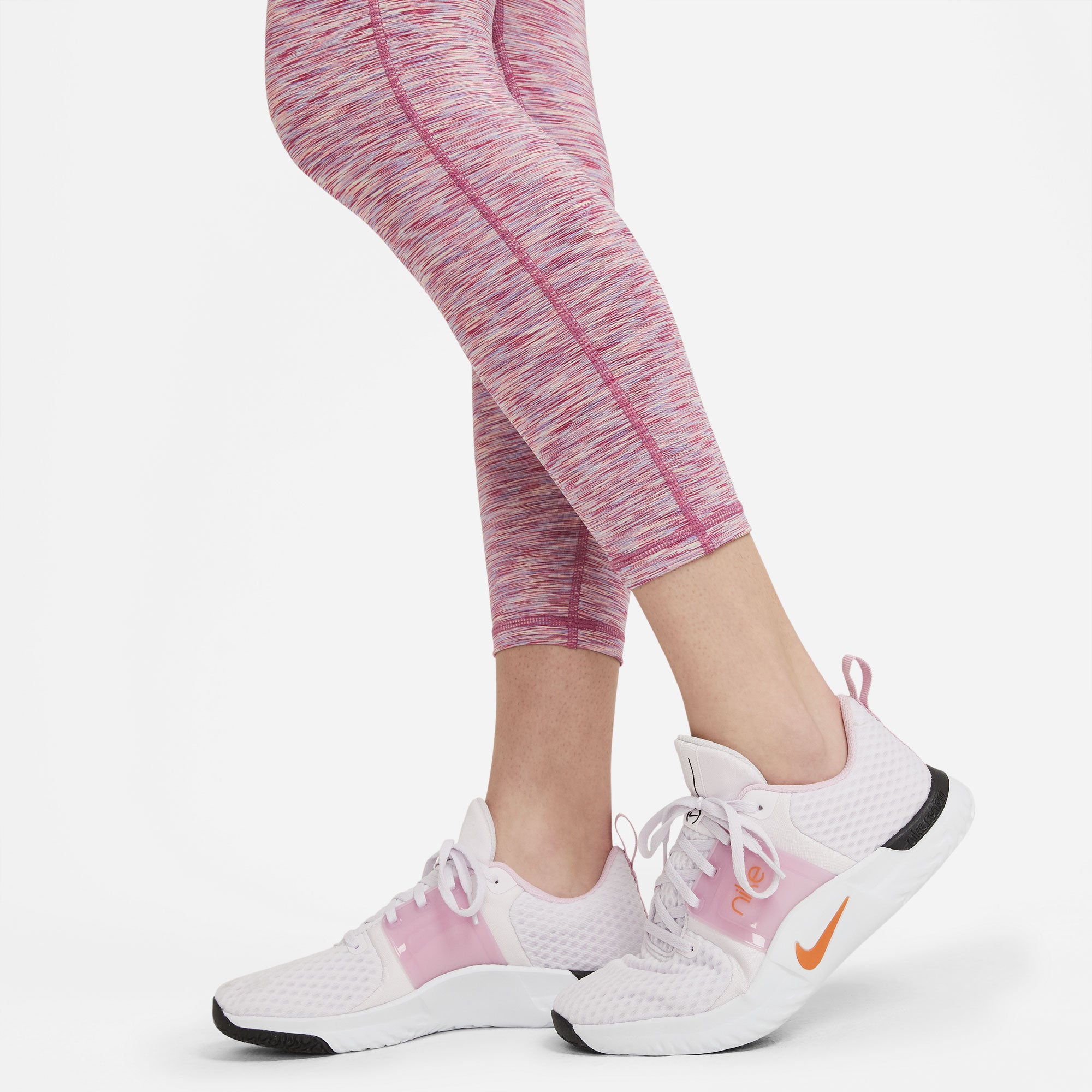 Nike Women's Cropped Space-Dye Tights Pink (5)