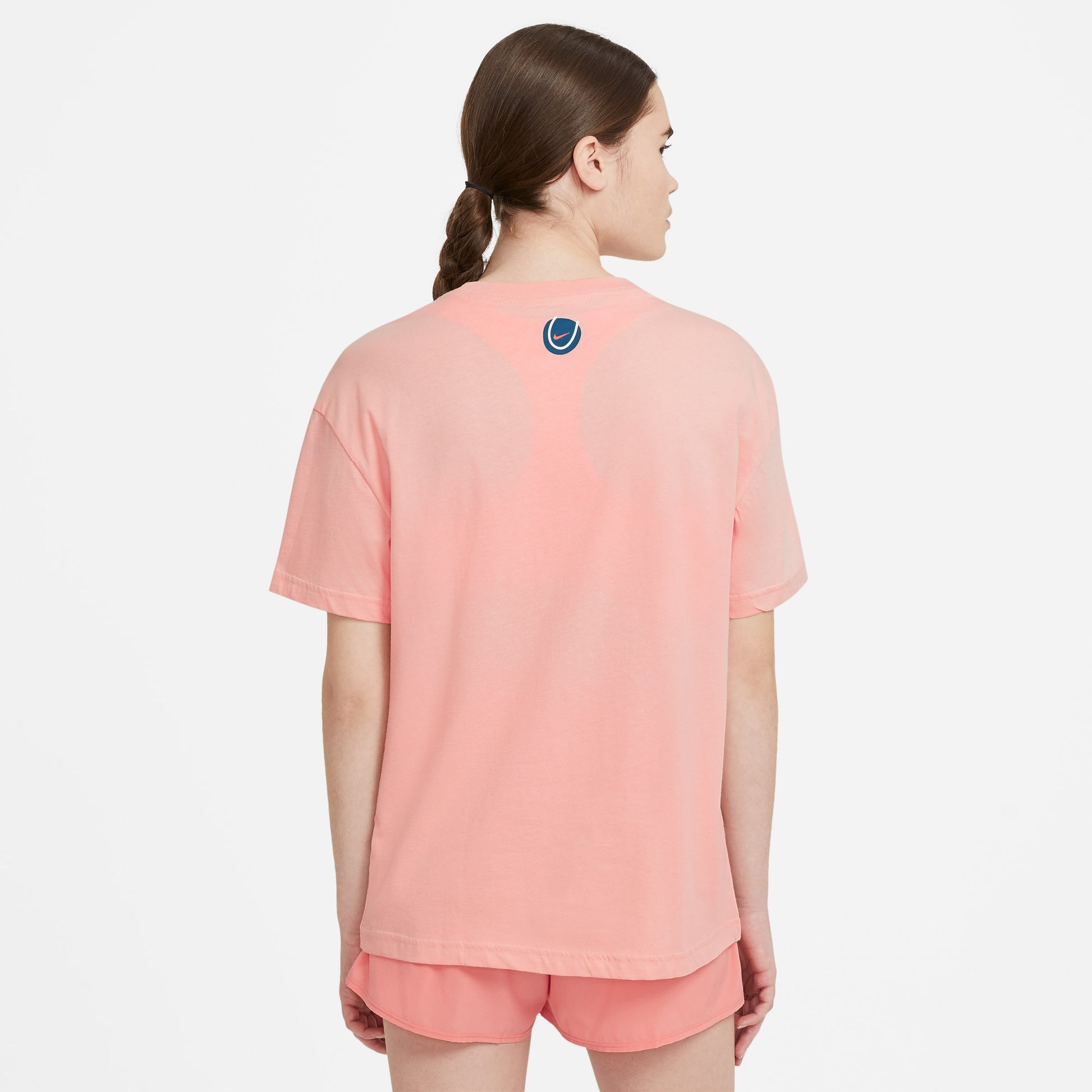 Nike Women's Graphic Tennis T-Shirt Orange (2)