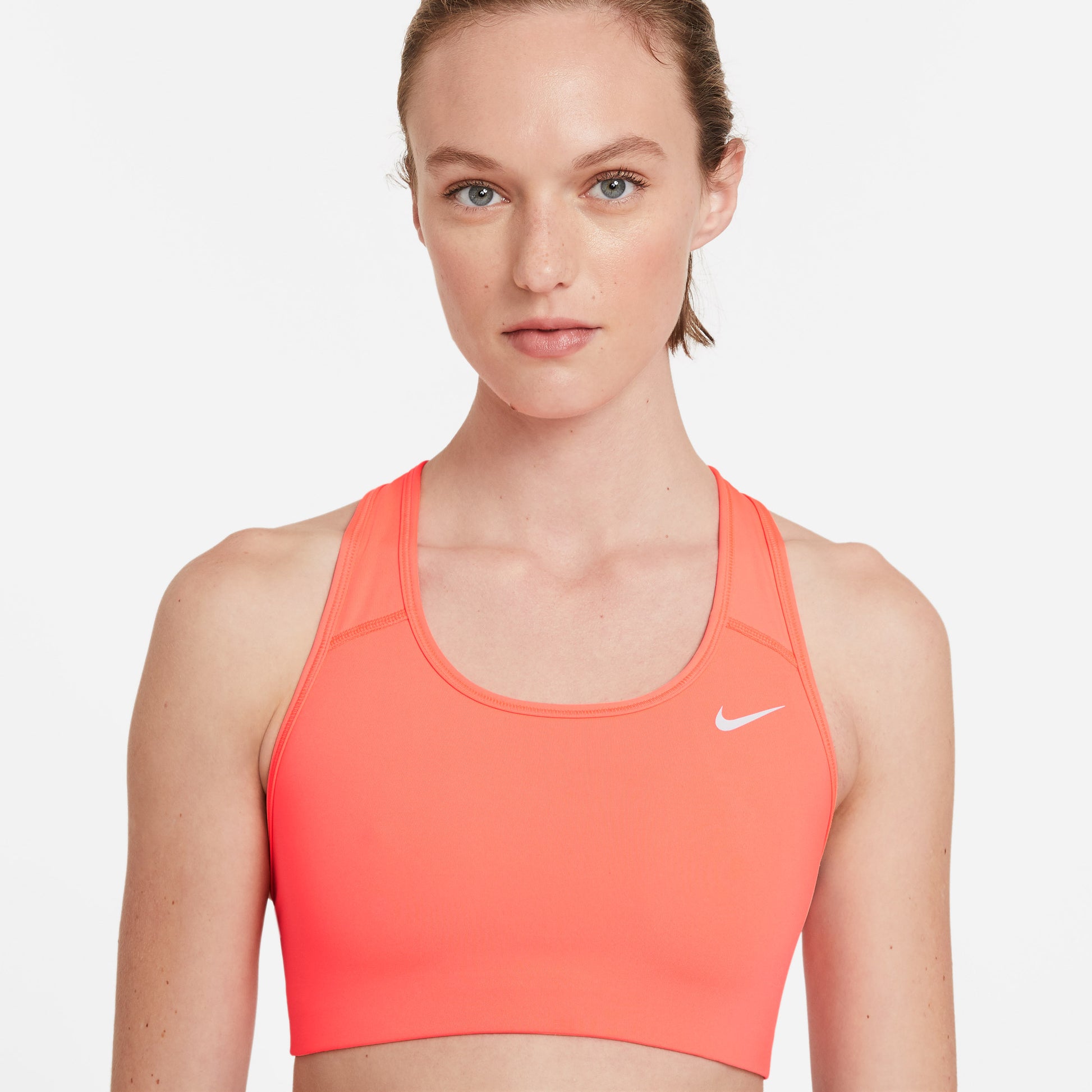 Nike Dri-FIT Women's Medium-Support Non-Padded Sports Bra - White