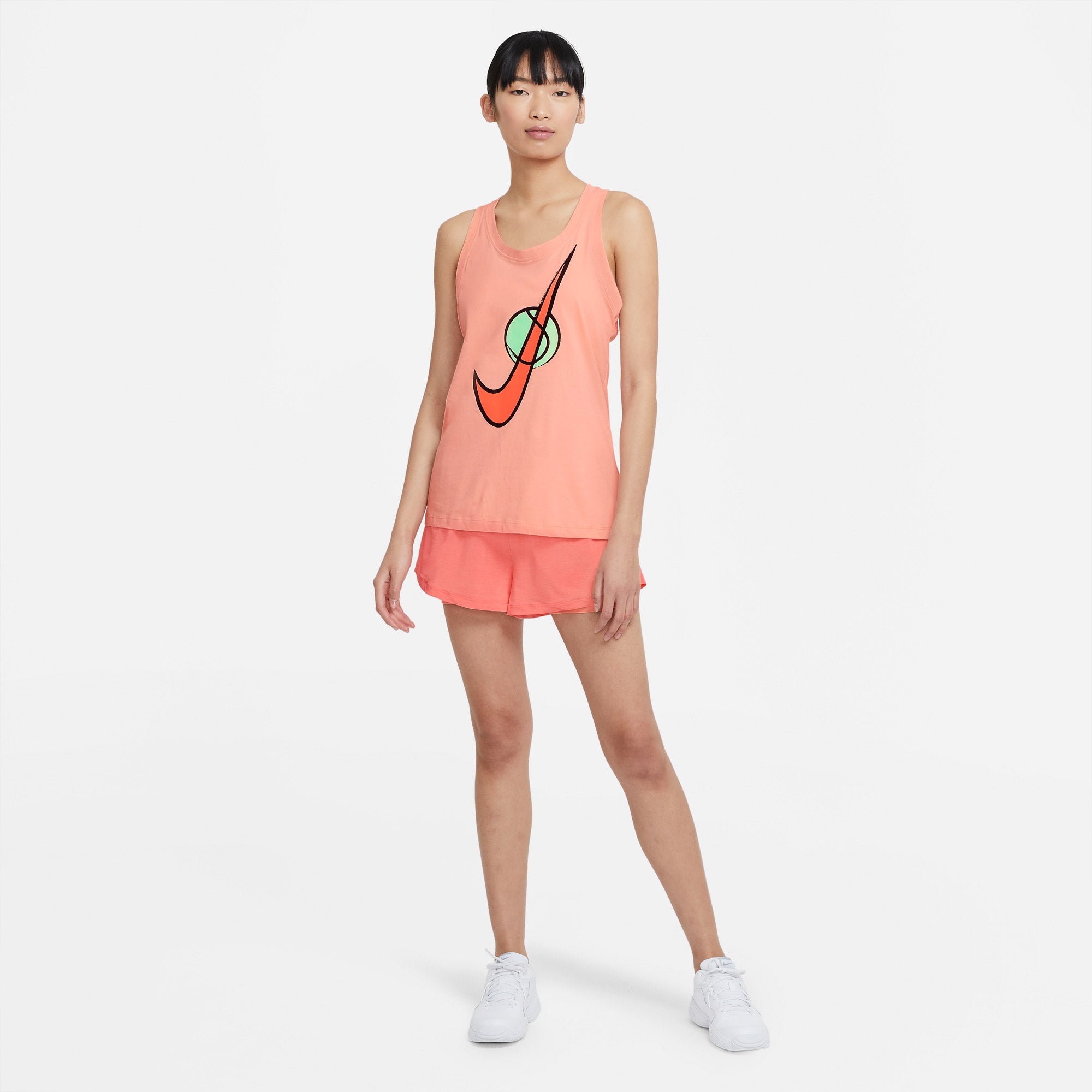 Nike Women's Swoosh Tennis Tank Orange (3)