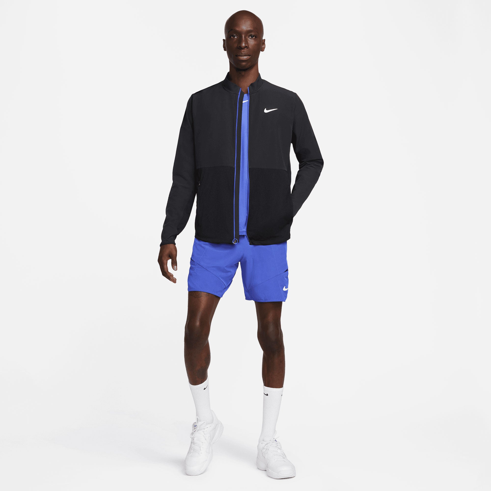 NikeCourt Advantage Men's Packable Tennis Jacket Black (6)