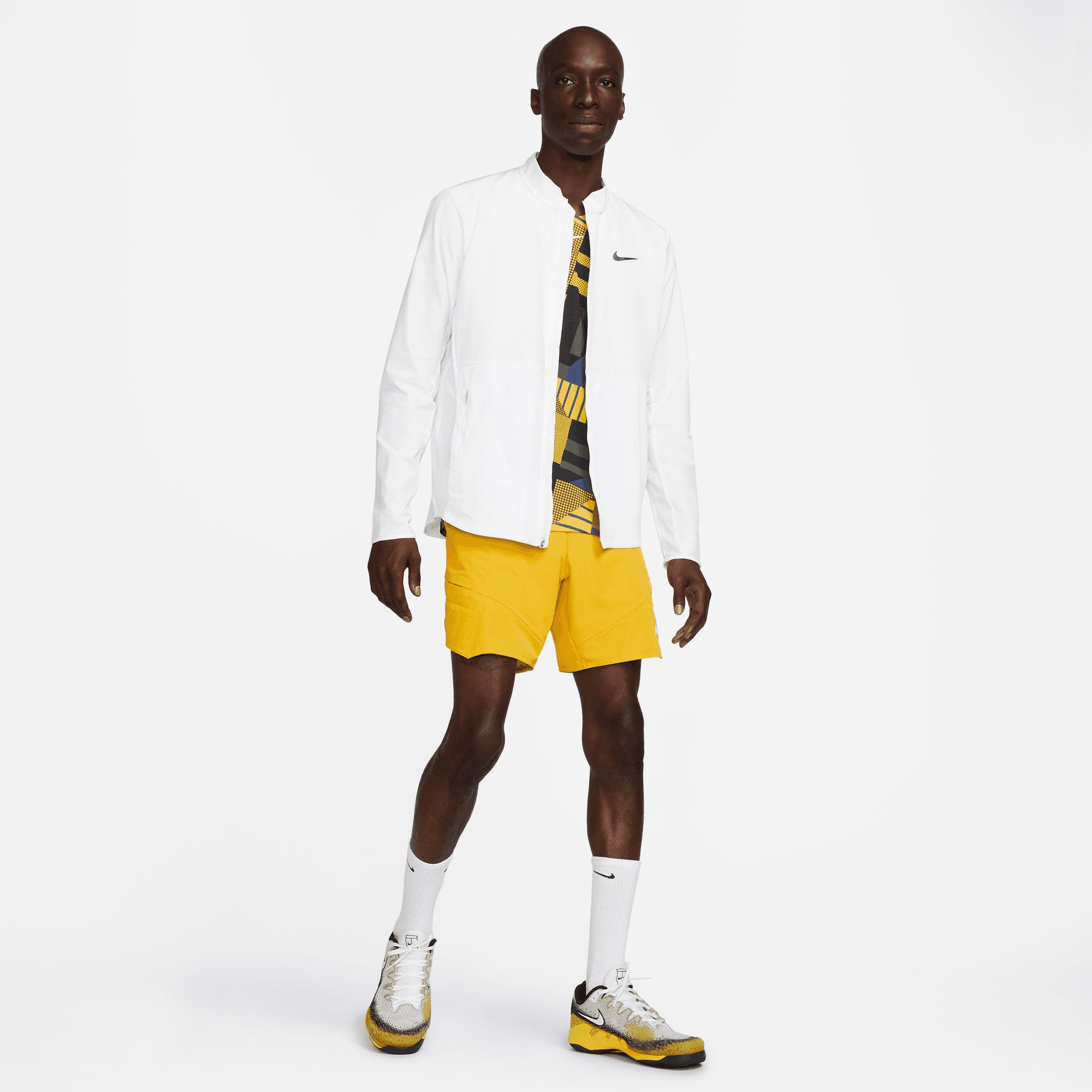 NikeCourt Advantage Men's Packable Tennis Jacket White (6)