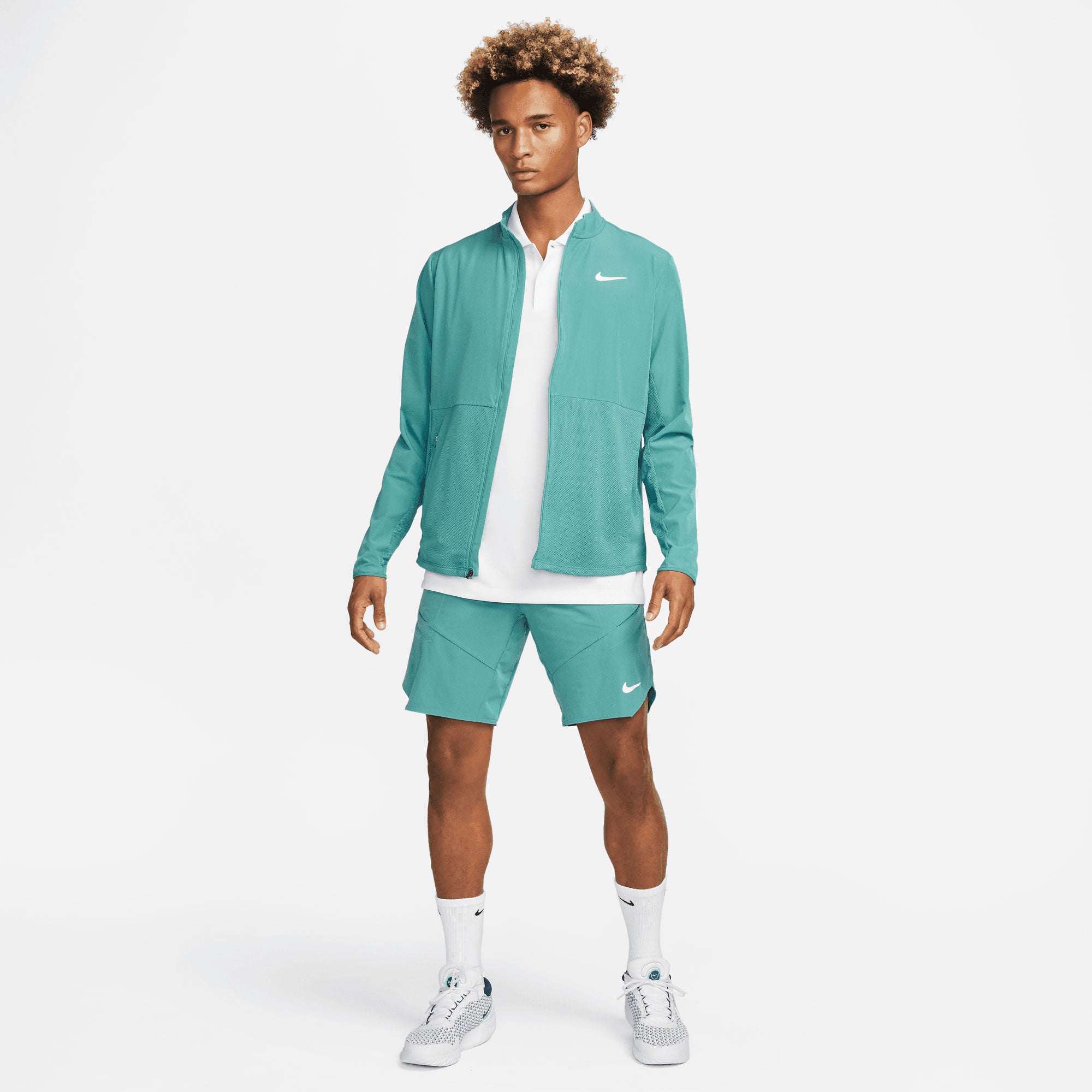 NikeCourt Advantage Men's Packable Tennis Jacket Green (6)