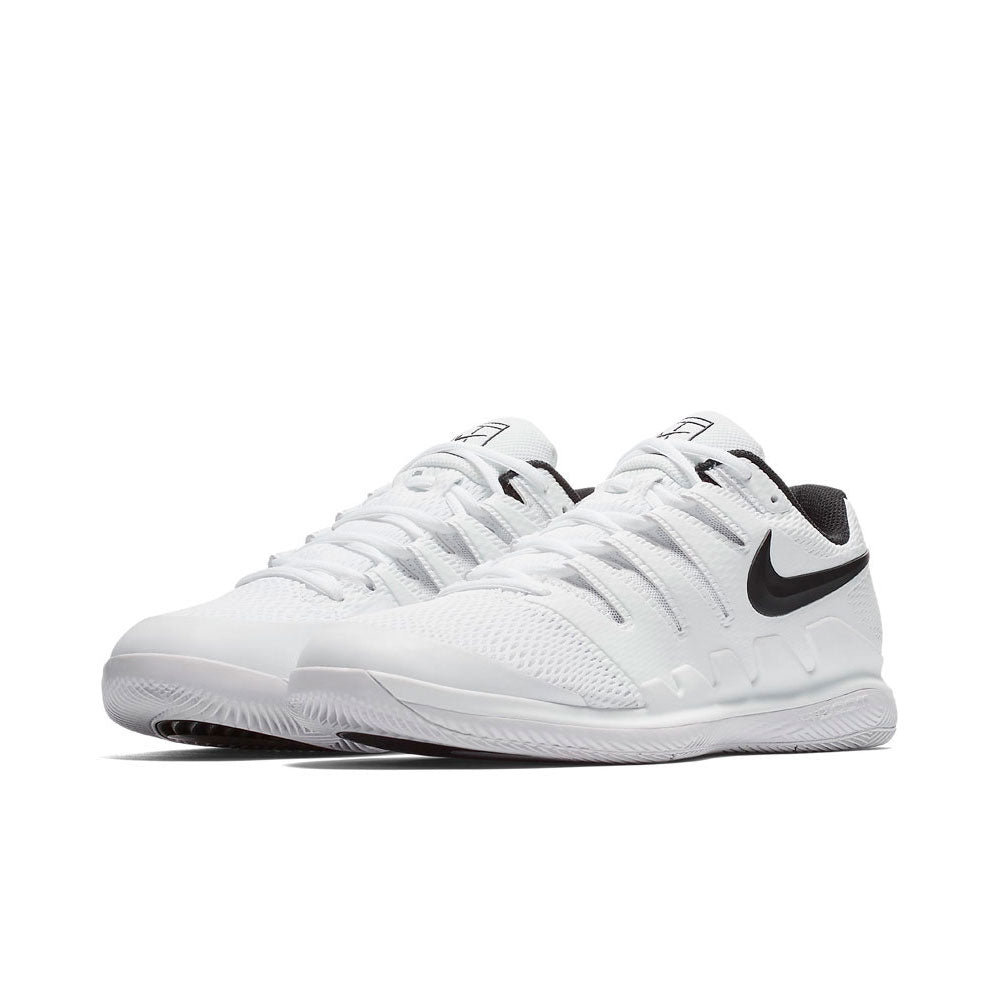 NikeCourt Air Zoom Vapor 10 Kids' Tennis Shoes White (5)