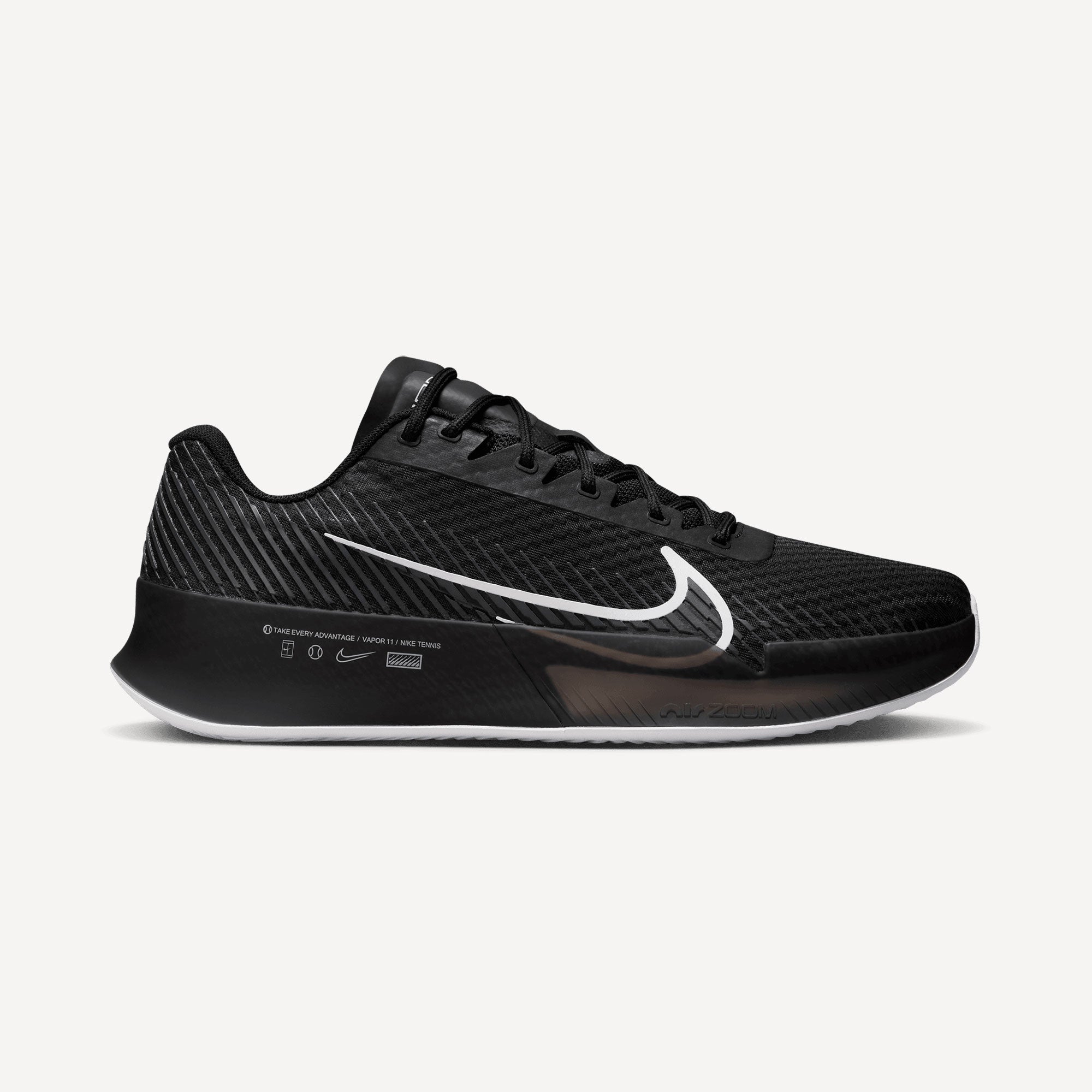 NikeCourt Air Zoom Vapor 11 Men's Clay Court Tennis Shoes Black (1)