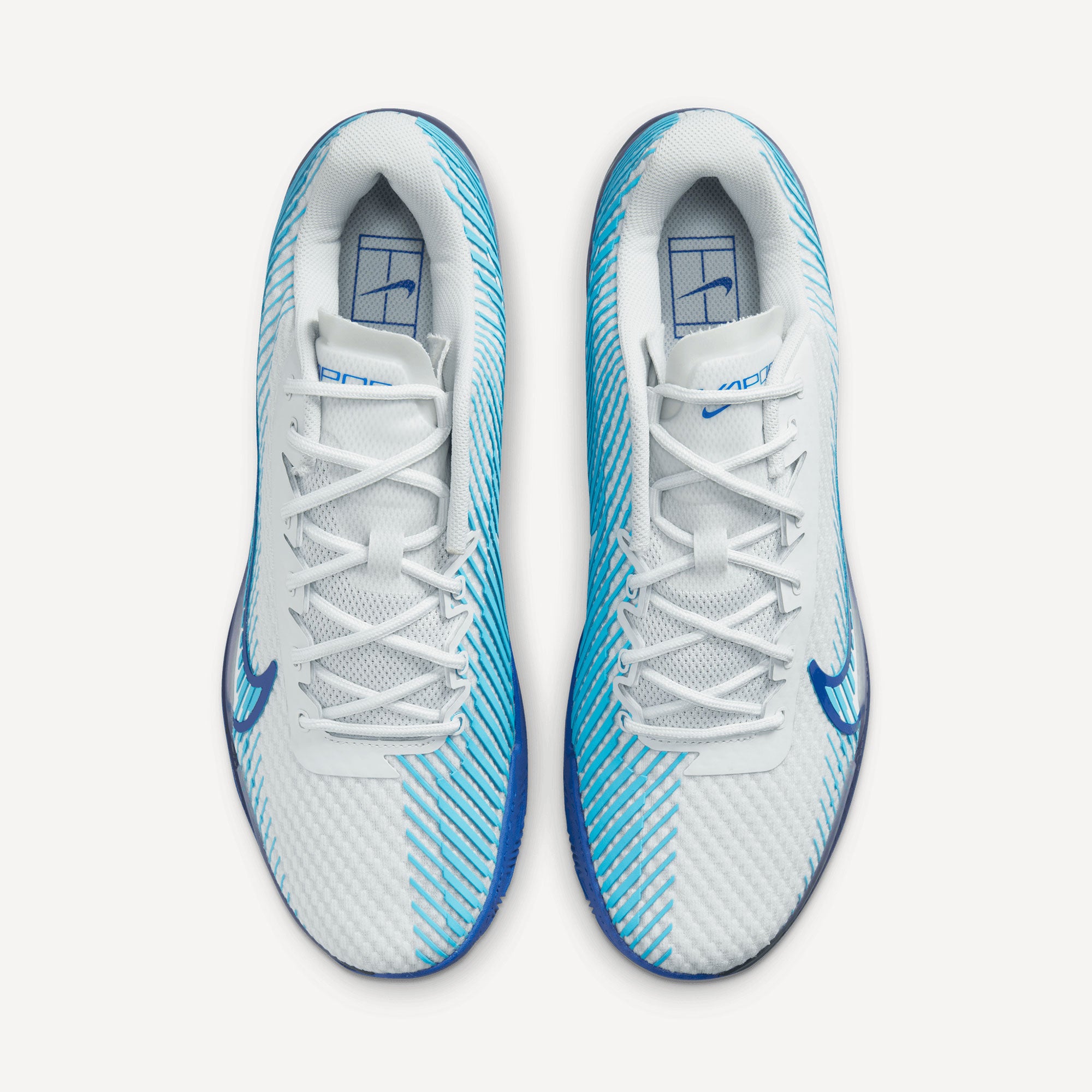 NikeCourt Air Zoom Vapor 11 Men's Clay Court Tennis Shoes Grey (6)