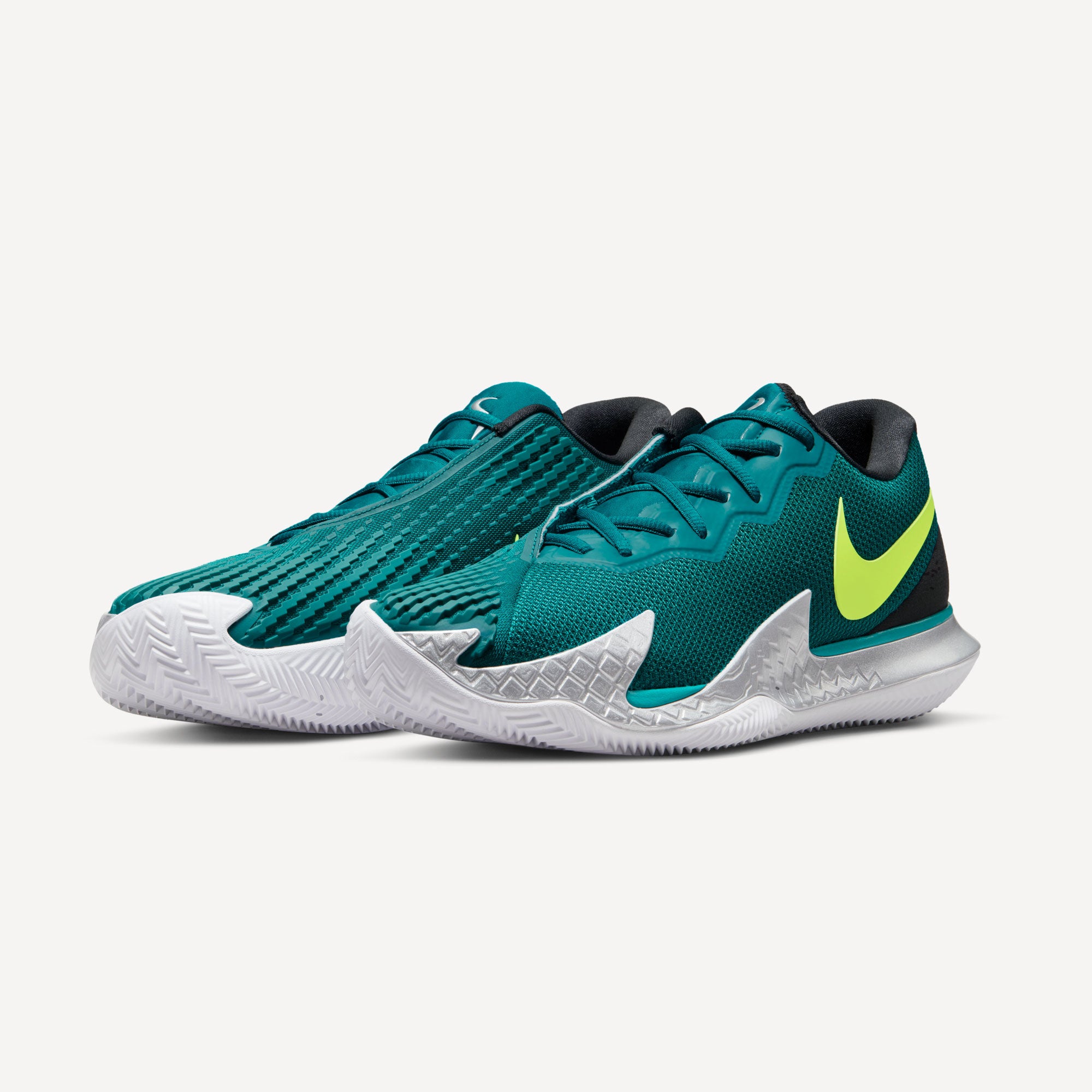 NikeCourt Air Zoom Vapor Cage 4 Rafa Men's Clay Court Tennis Shoes Green (4)