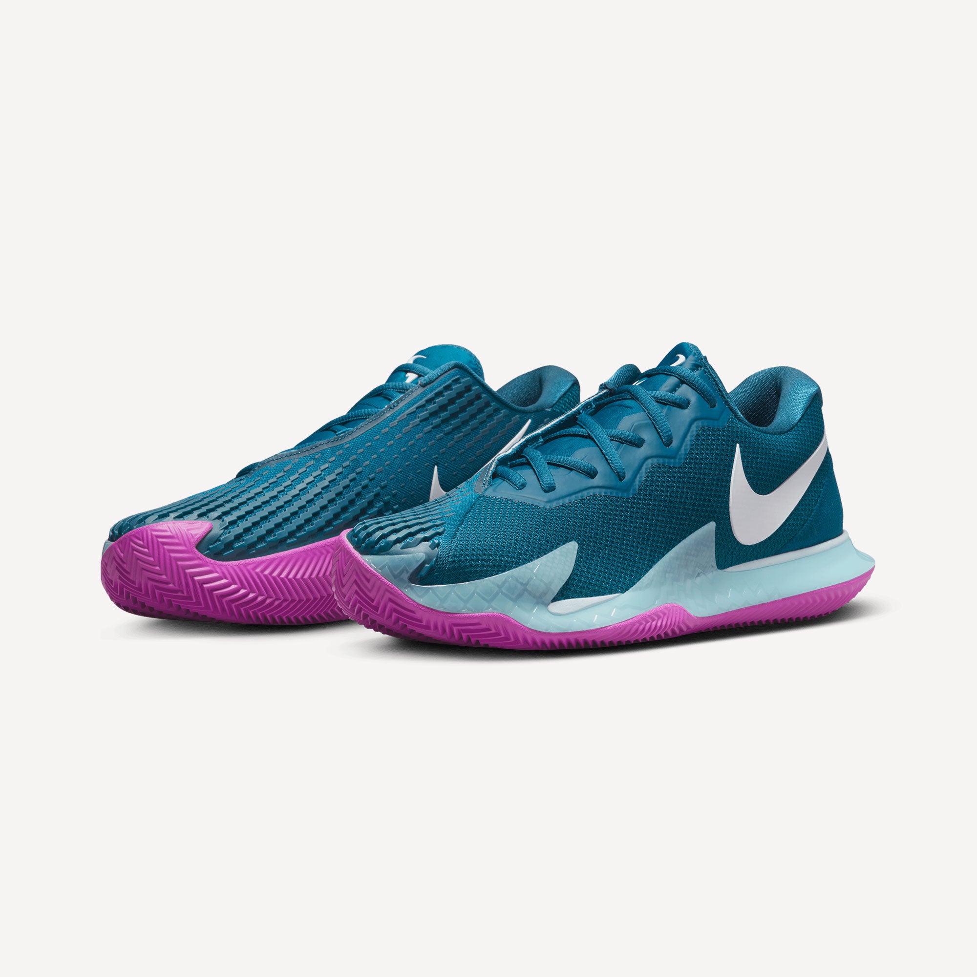 NikeCourt Air Zoom Vapor Cage Rafa Men's Clay Court Tennis Shoes Green (4)