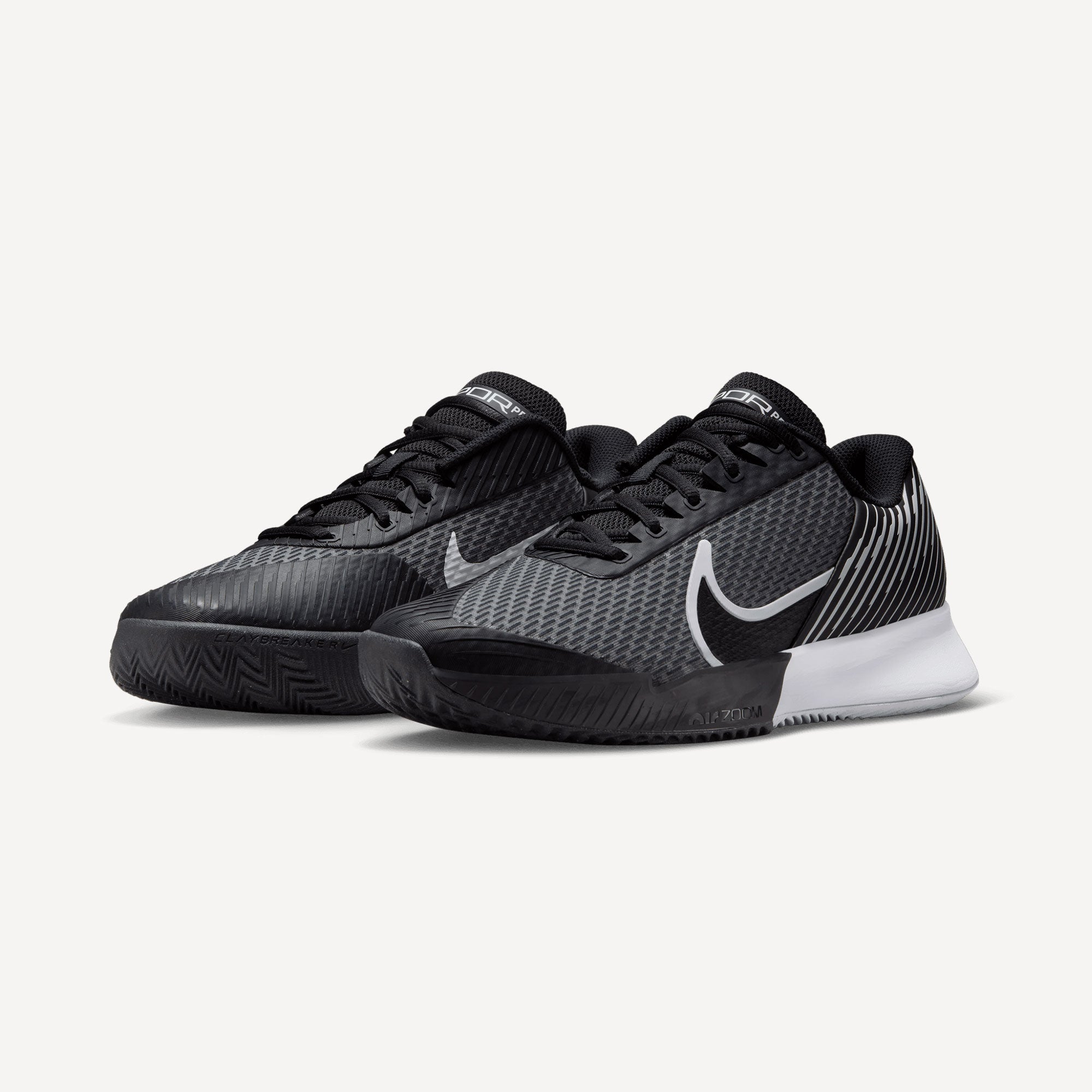 NikeCourt Air Zoom Vapor Pro 2 Men's Clay Court Tennis Shoes Black (4)