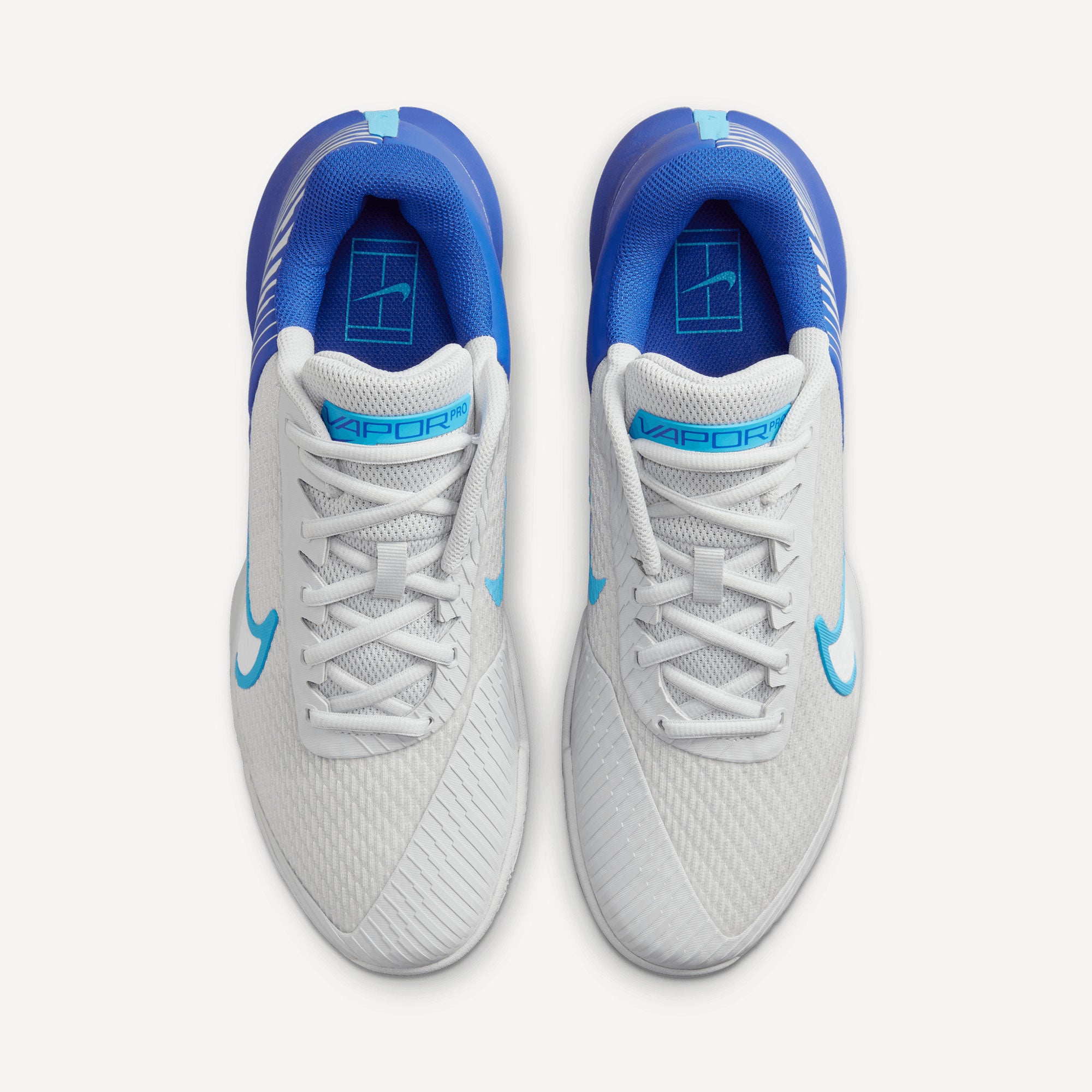 NikeCourt Air Zoom Vapor Pro 2 Men's Clay Court Tennis Shoes Grey (6)