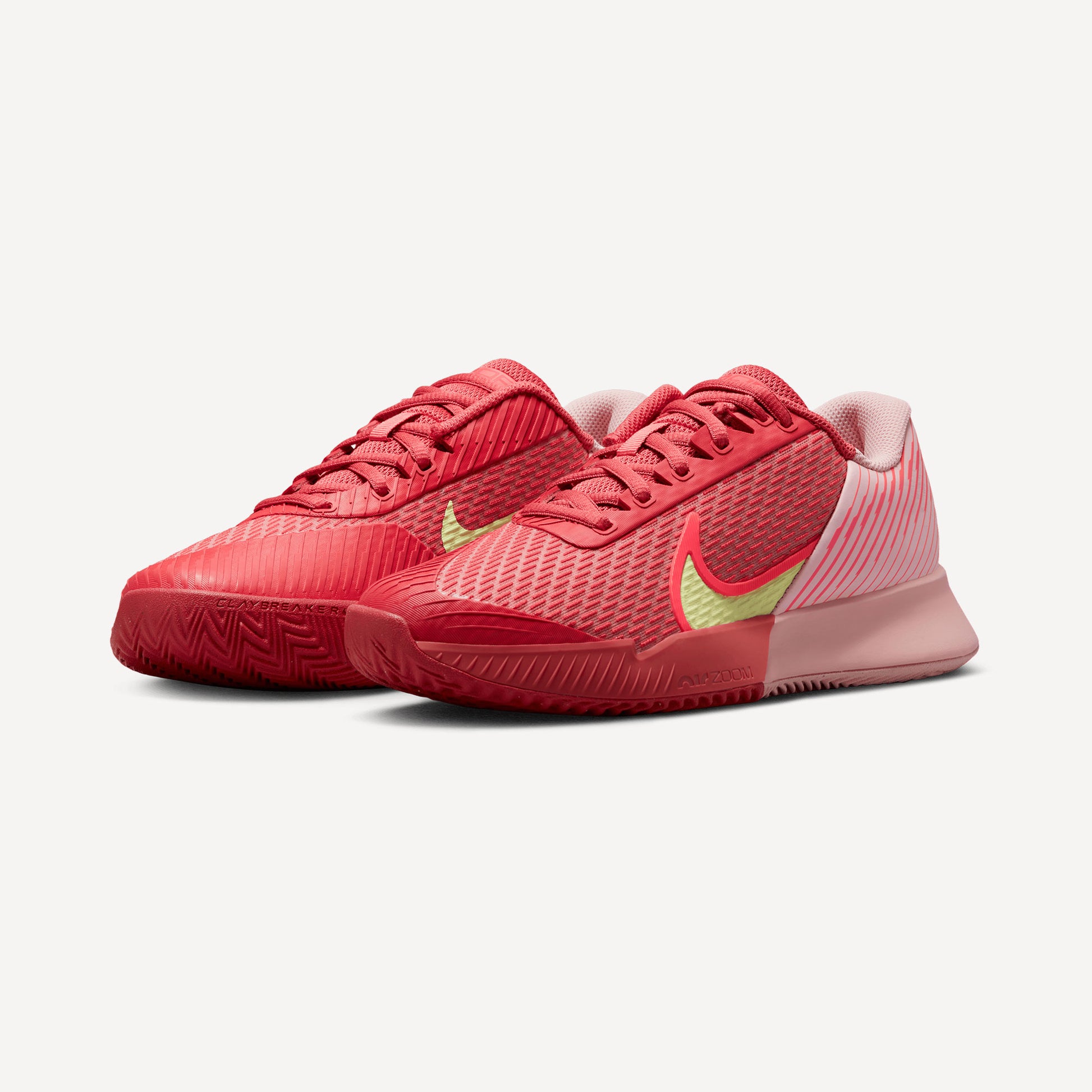 NikeCourt Air Zoom Vapor Pro 2 Women's Clay Court Tennis Shoes Red (4)