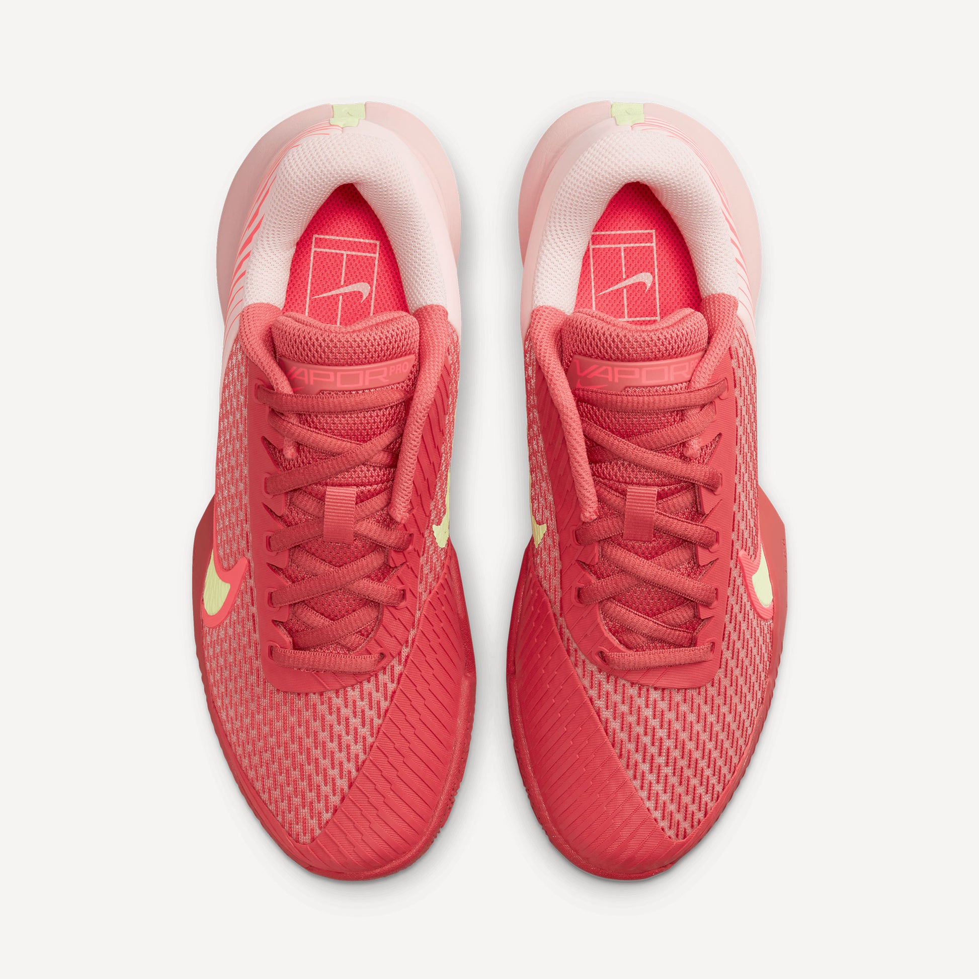 NikeCourt Air Zoom Vapor Pro 2 Women's Clay Court Tennis Shoes Red (6)