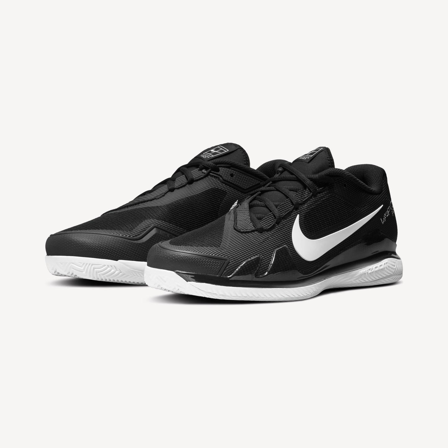 NikeCourt Air Zoom Vapor Pro Men's Clay Court Tennis Shoes Black (4)