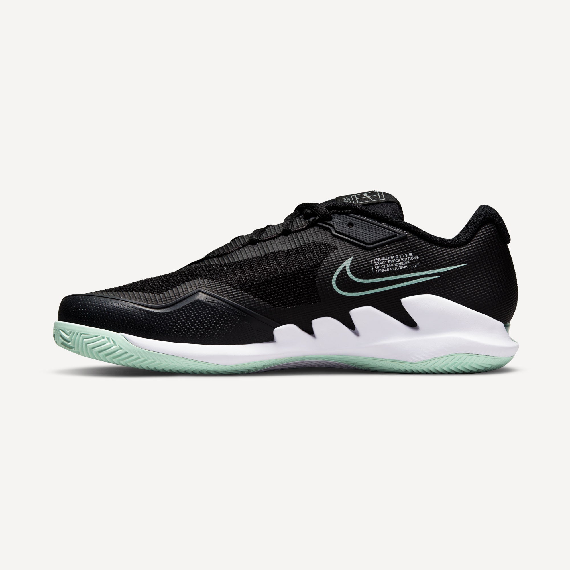 NikeCourt Air Zoom Vapor Pro Men's Clay Court Tennis Shoes Black (3)