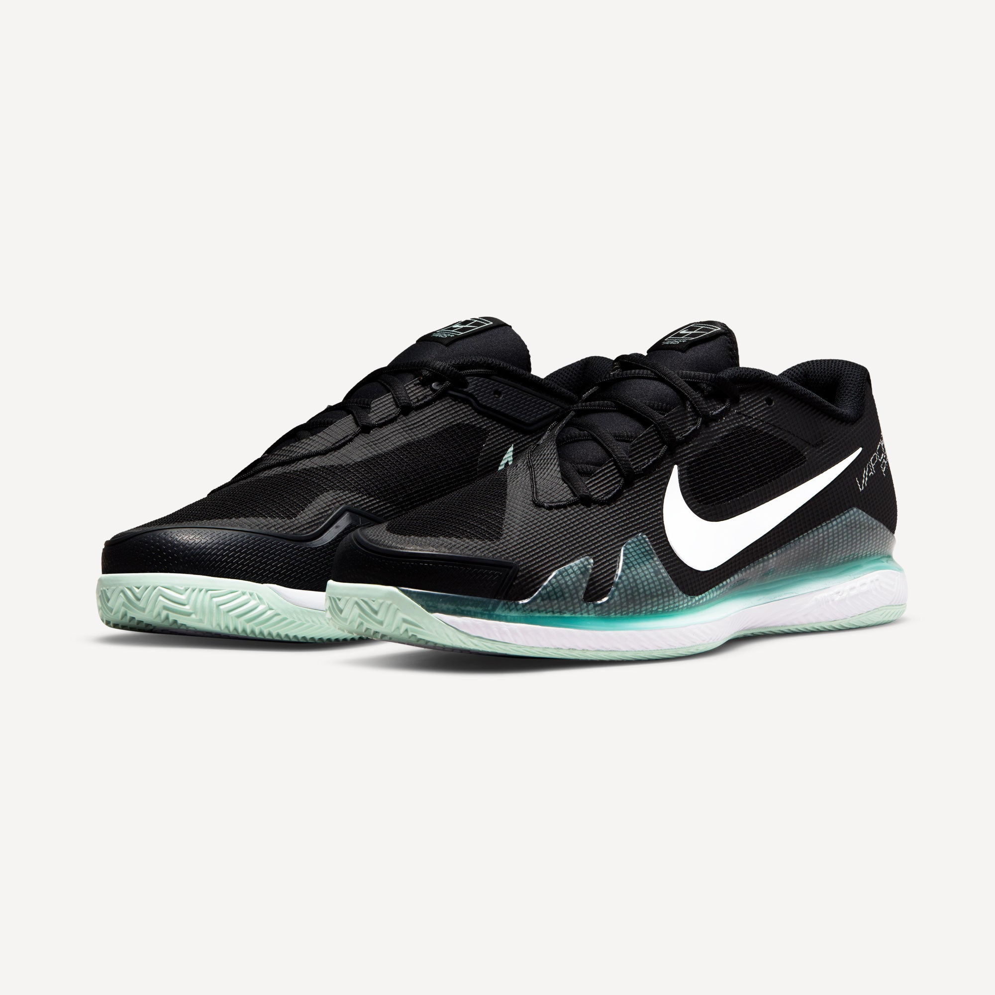NikeCourt Air Zoom Vapor Pro Men's Clay Court Tennis Shoes Black (4)
