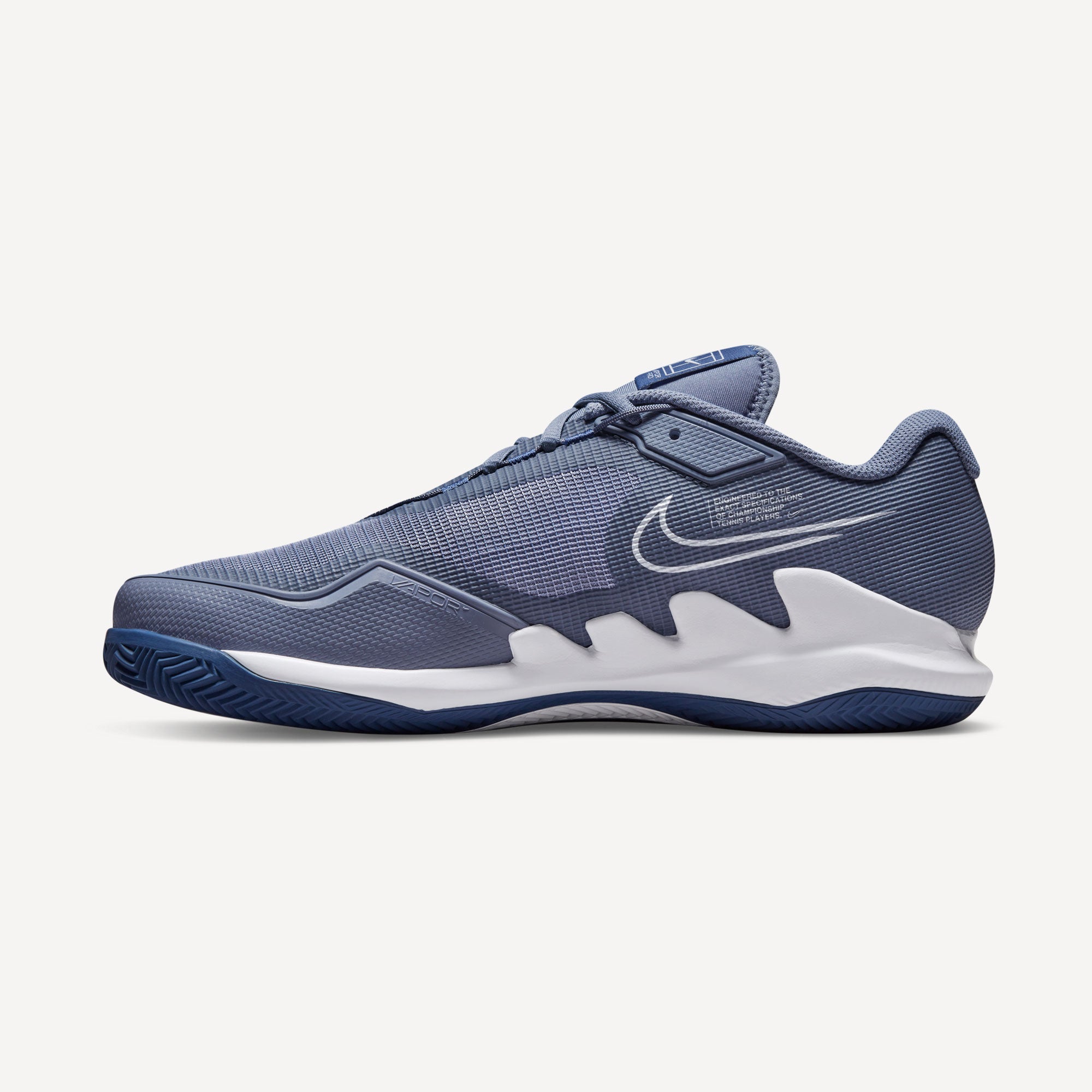 NikeCourt Air Zoom Vapor Pro Men's Clay Court Tennis Shoes Blue (3)
