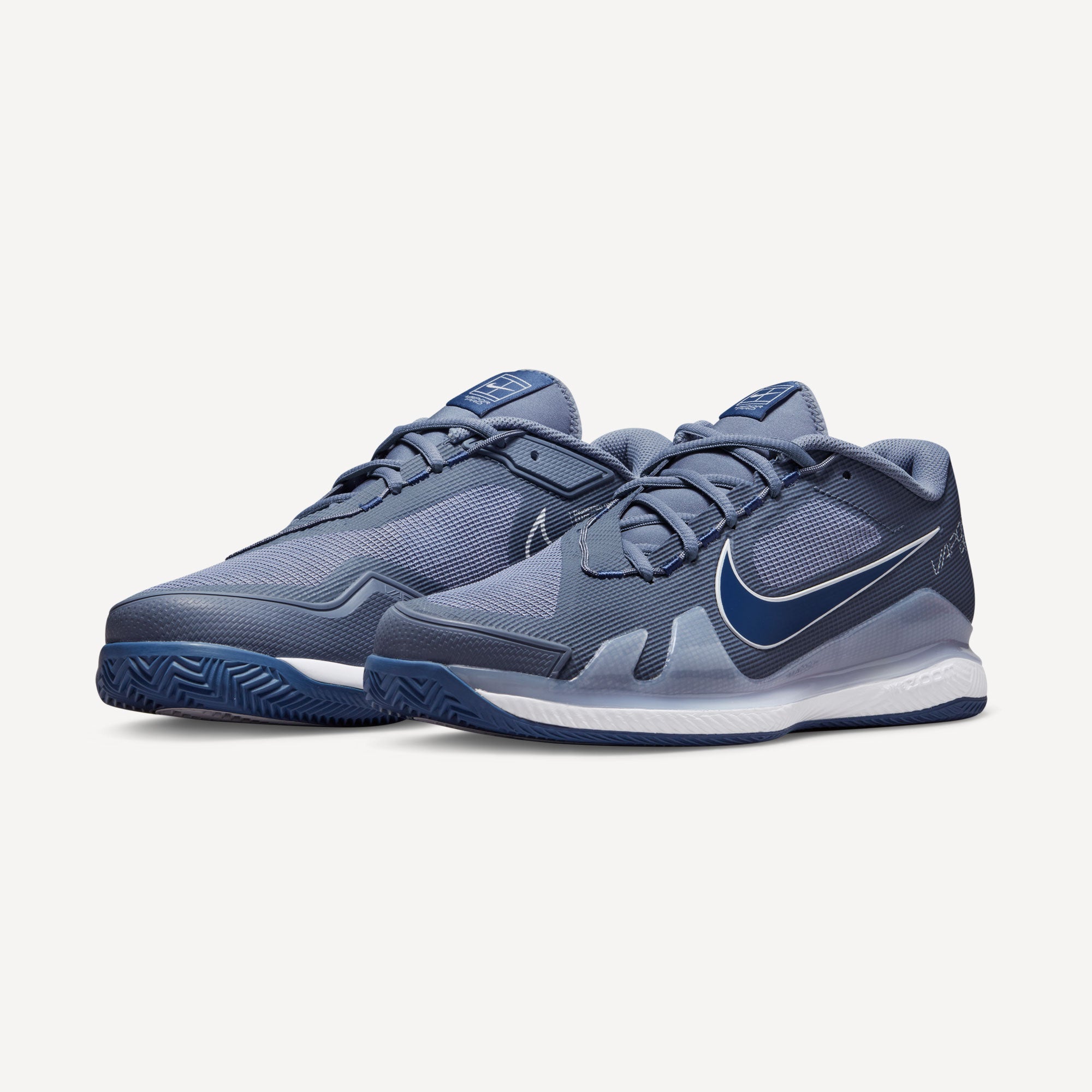 NikeCourt Air Zoom Vapor Pro Men's Clay Court Tennis Shoes Blue (4)