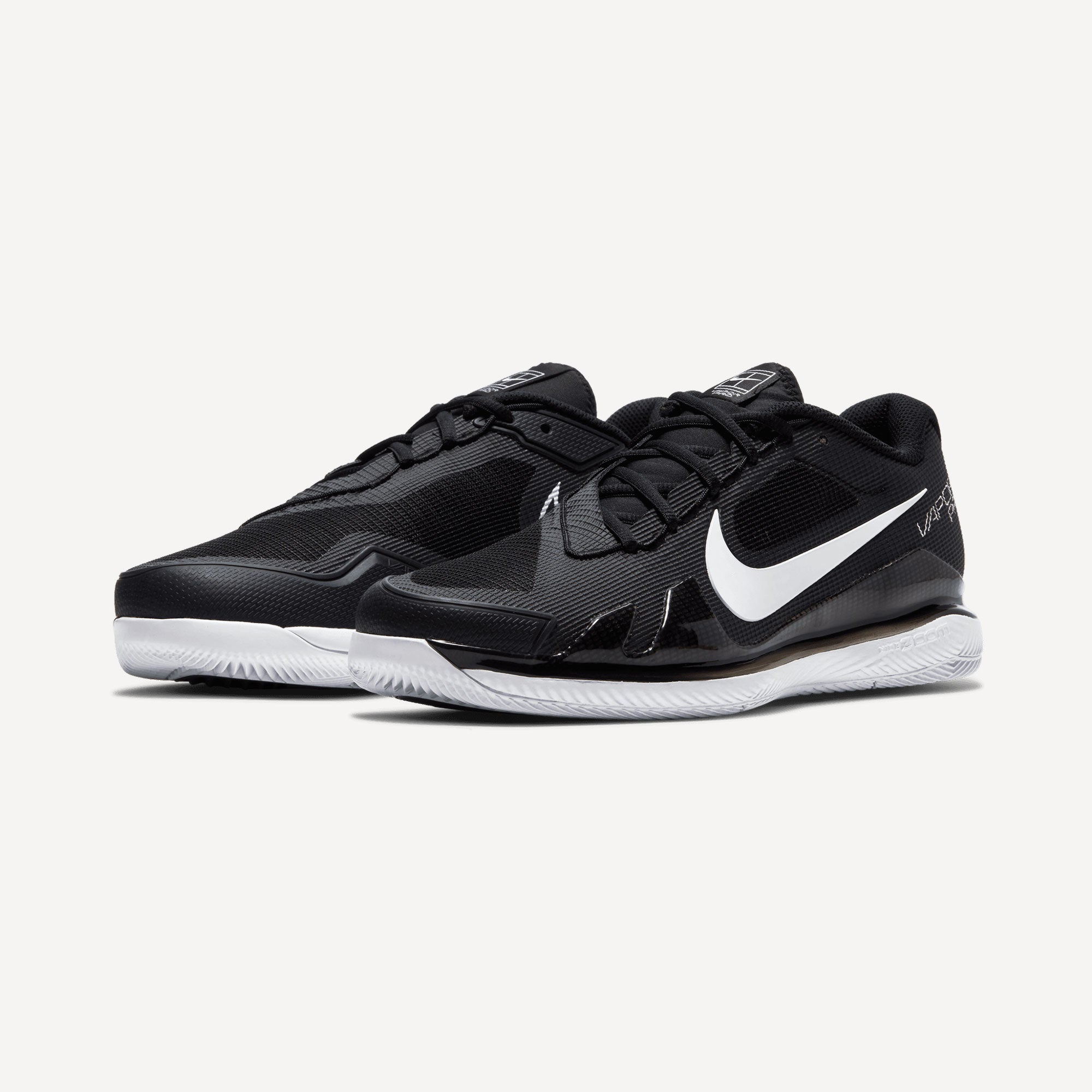 NikeCourt Air Zoom Vapor Pro Men's Hard Court Tennis Shoes Black (4)