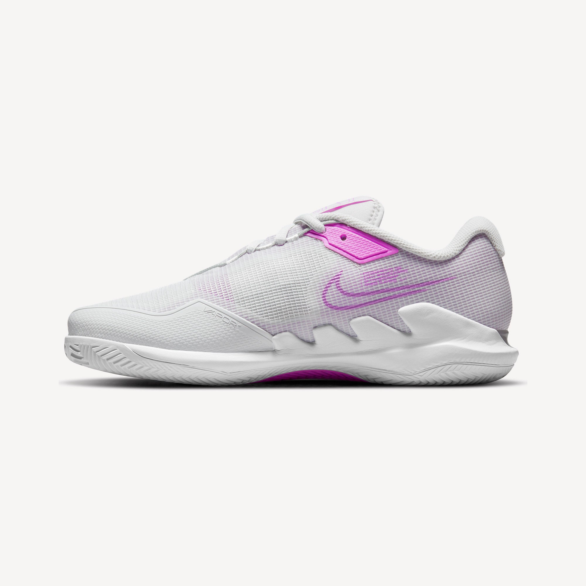 NikeCourt Air Zoom Vapor Pro Women's Clay Court Tennis Shoes Grey (3)