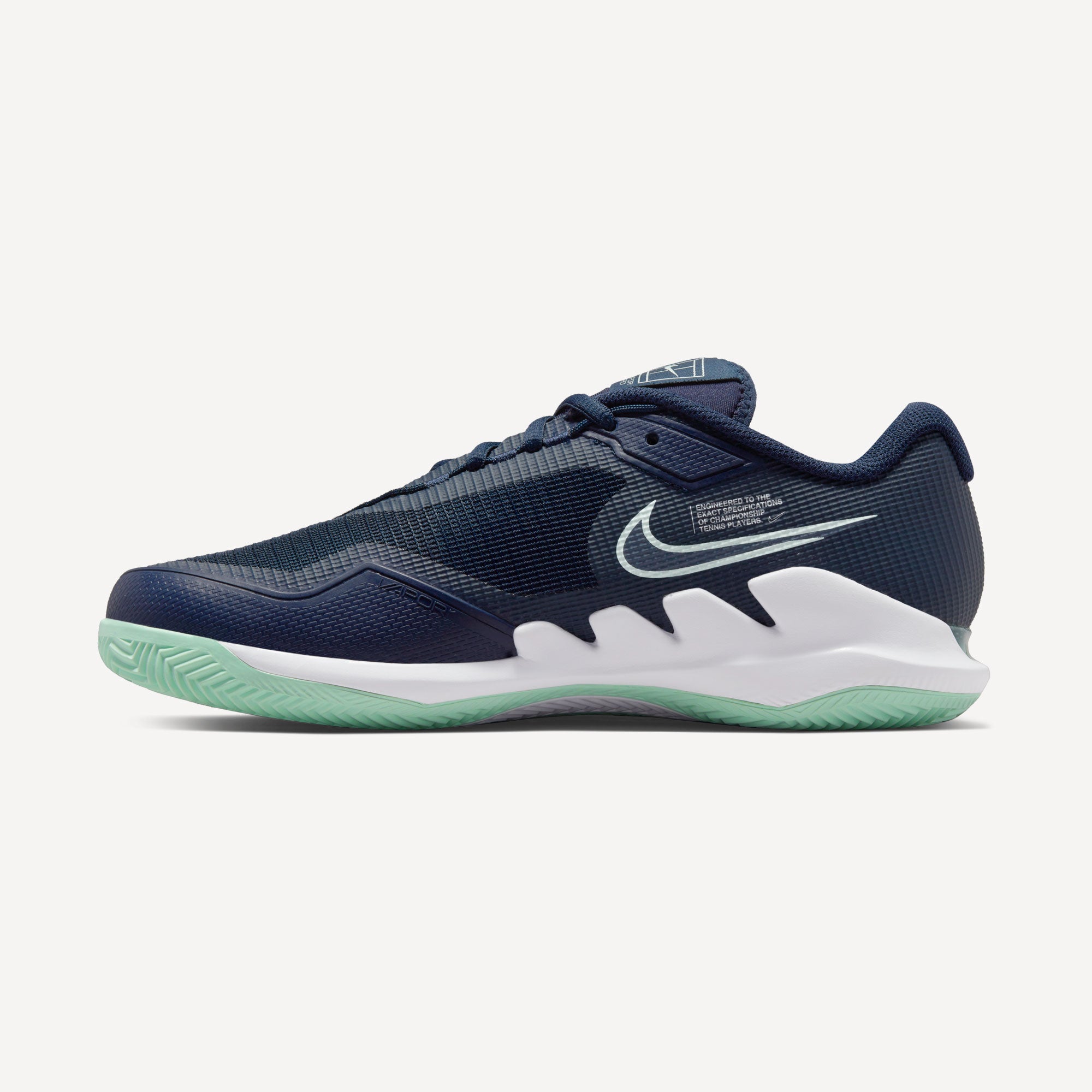NikeCourt Air Zoom Vapor Pro Women's Clay Court Tennis Shoes Blue (3)