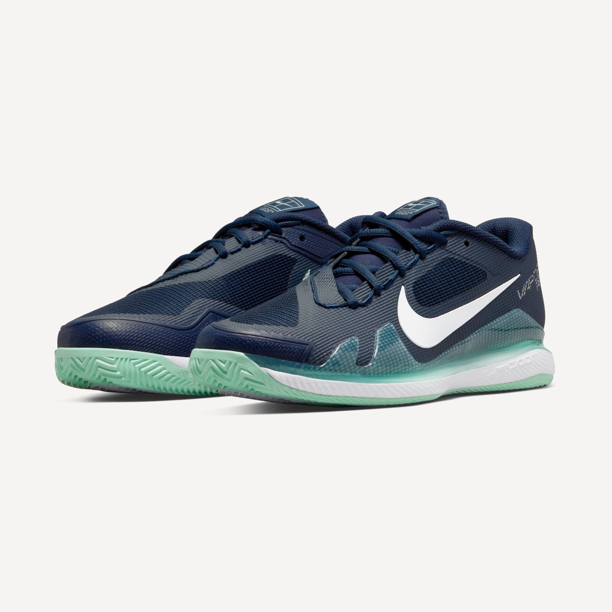NikeCourt Air Zoom Vapor Pro Women's Clay Court Tennis Shoes Blue (4)