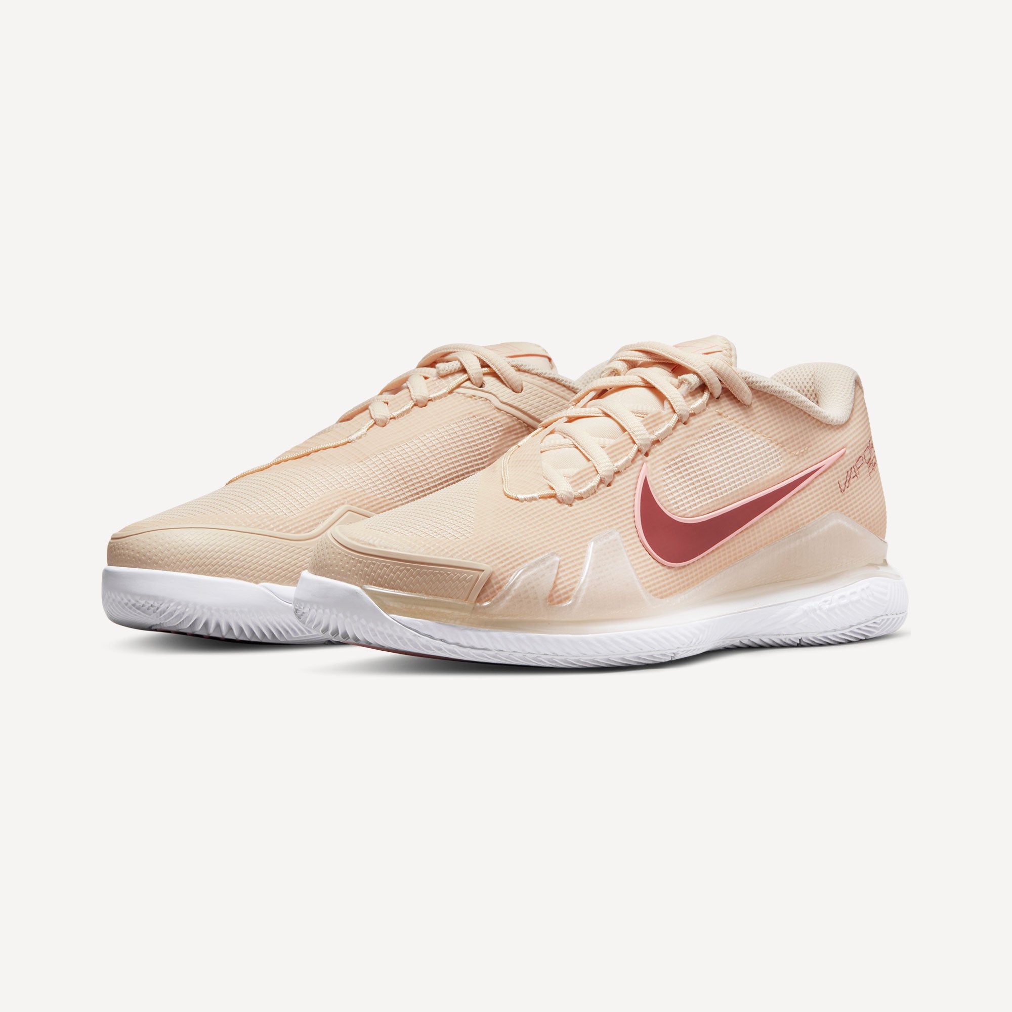 NikeCourt Air Zoom Vapor Pro Women's Hard Court Tennis Shoes Brown (4)