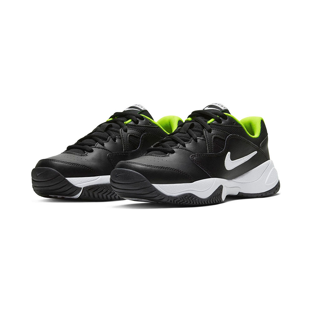 NikeCourt Court Lite Kids' Tennis Shoes Black (4)