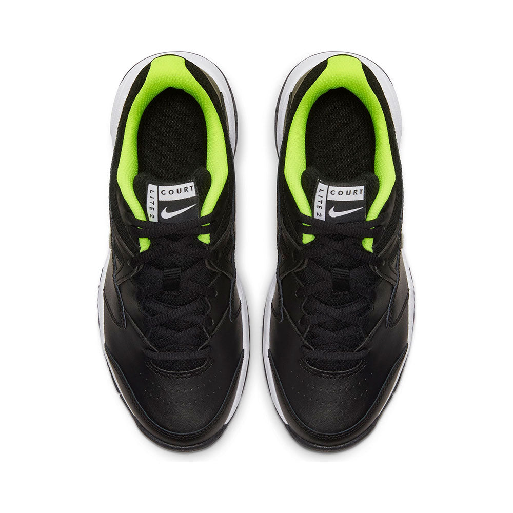NikeCourt Court Lite Kids' Tennis Shoes Black (5)