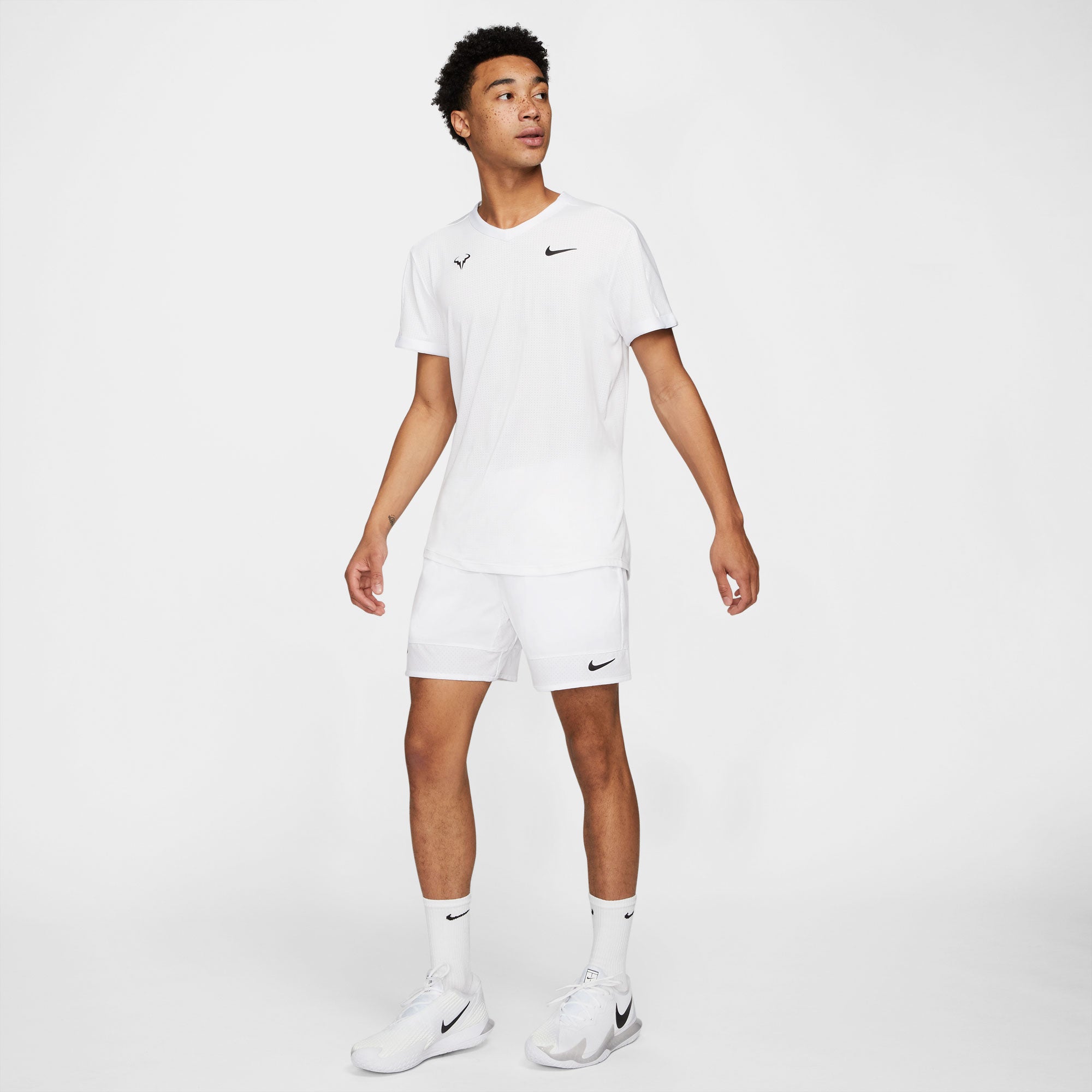 NikeCourt Dri-FIT ADV Rafa Men's 7-Inch Tennis Shorts White (3)