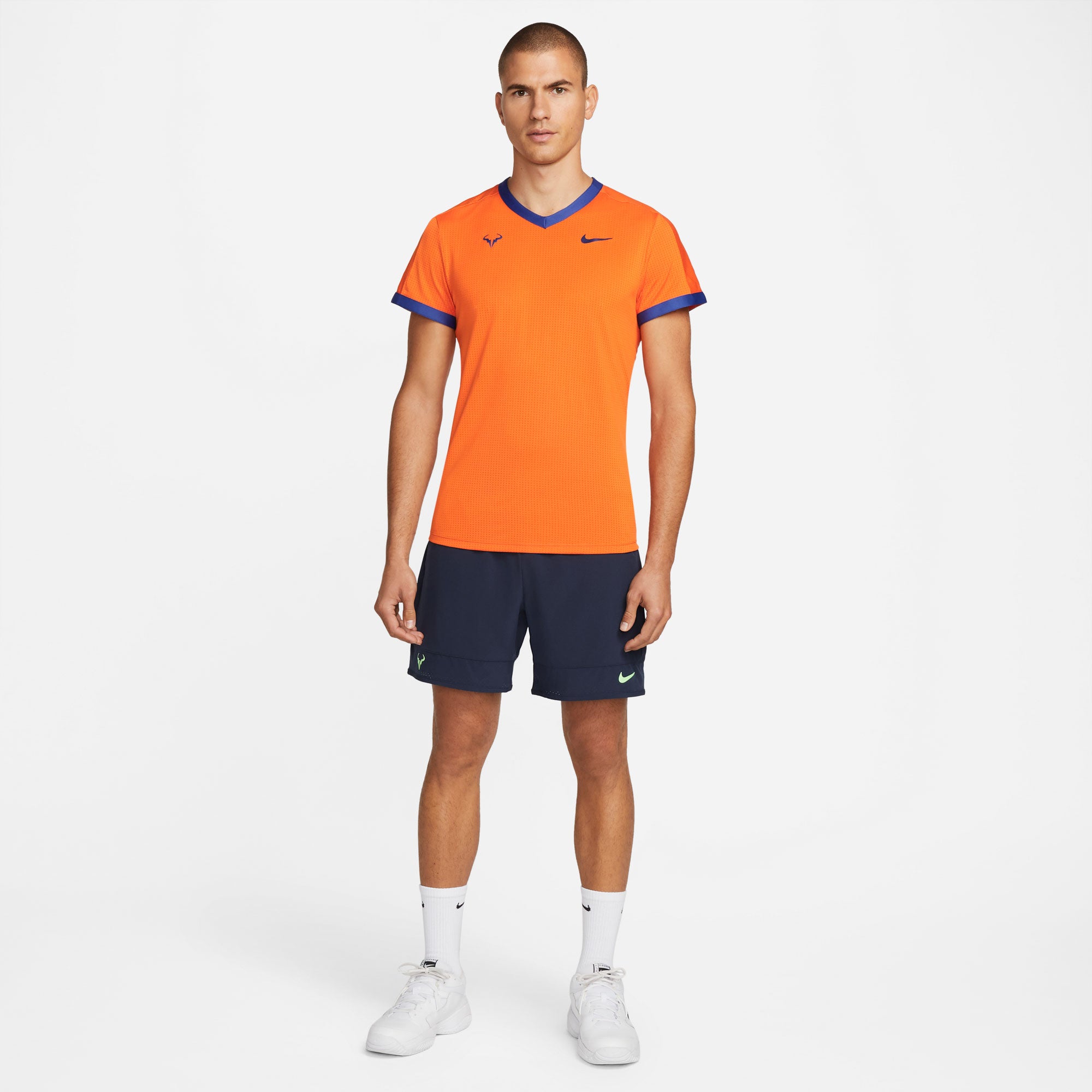 NikeCourt Dri-FIT ADV Rafa Men's Tennis Shirt Orange (3)