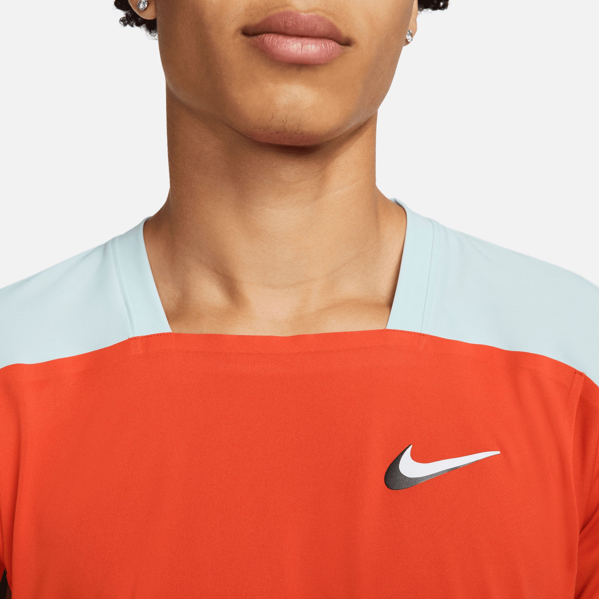 NikeCourt Dri-FIT ADV Slam New York Men's Tennis Shirt Orange (3)