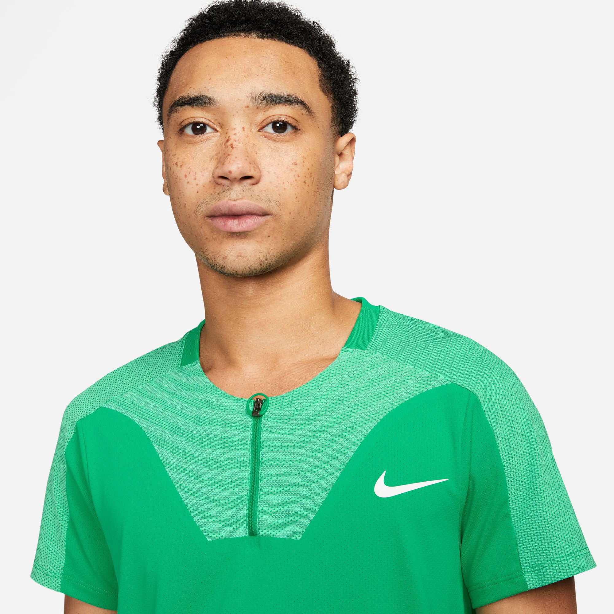NikeCourt Dri-FIT ADV Slam Paris Men's Tennis Polo Green (3)