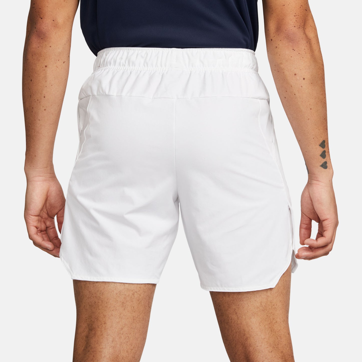 NikeCourt Dri-FIT Advantage Men's 7-Inch Tennis Shorts White (2)
