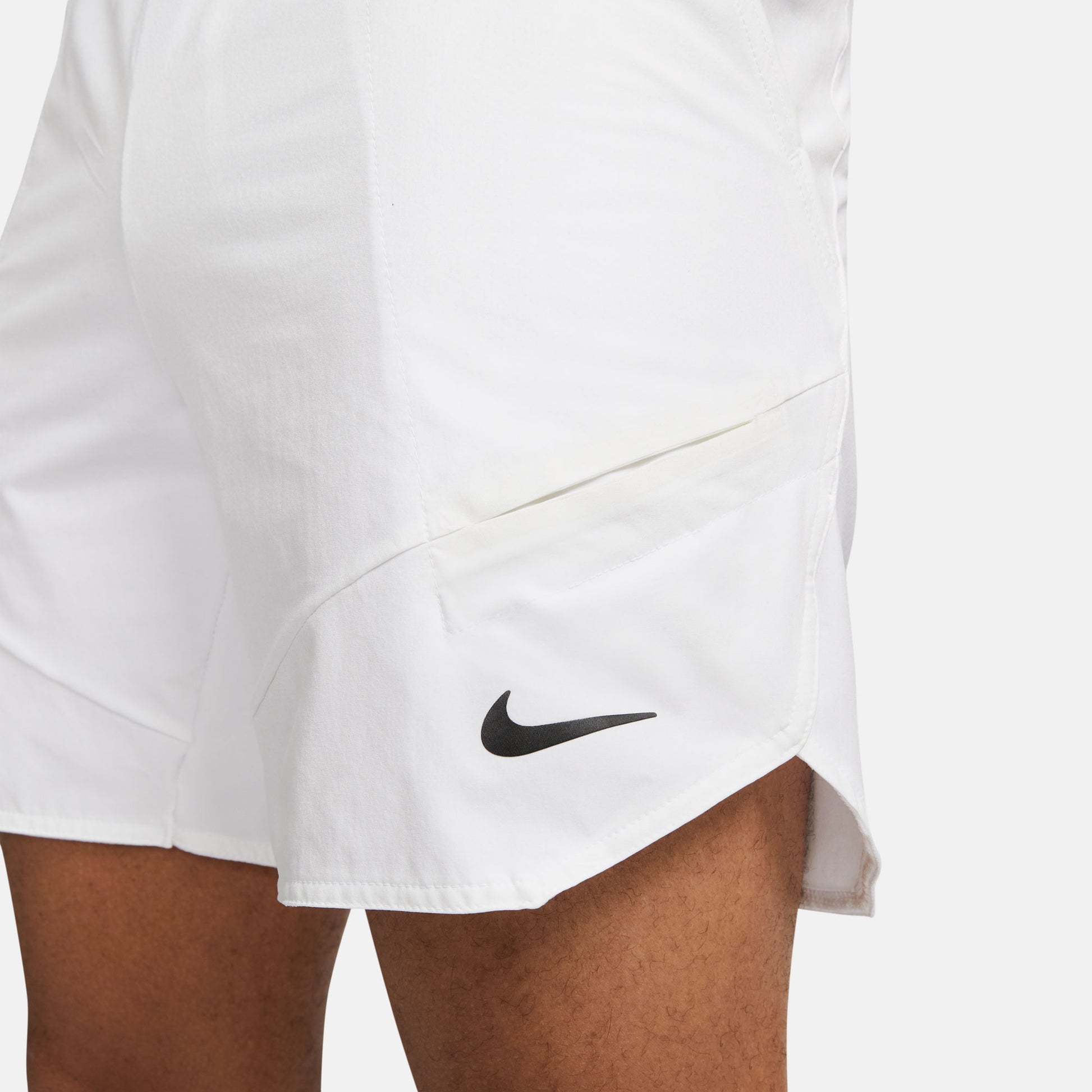 NikeCourt Dri-FIT Advantage Men's 7-Inch Tennis Shorts White (6)