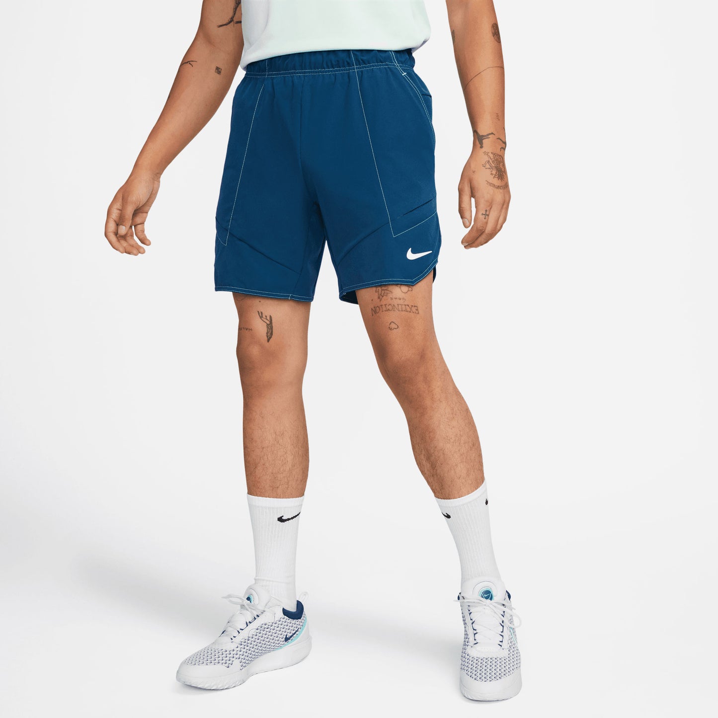 NikeCourt Dri-FIT Advantage Men's 7-Inch Tennis Shorts Blue (1)