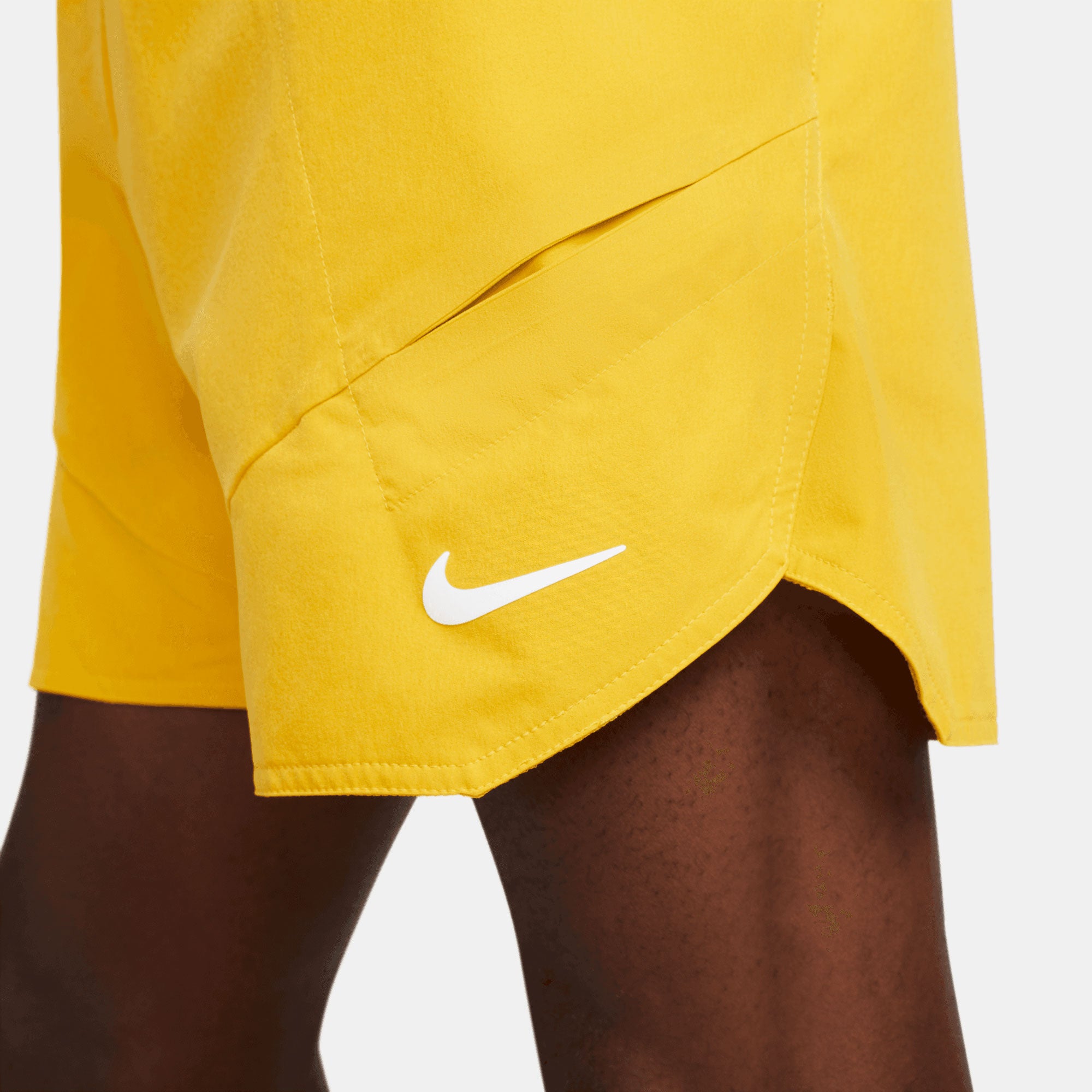NikeCourt Dri-FIT Advantage Men's 7-Inch Tennis Shorts Yellow (6)