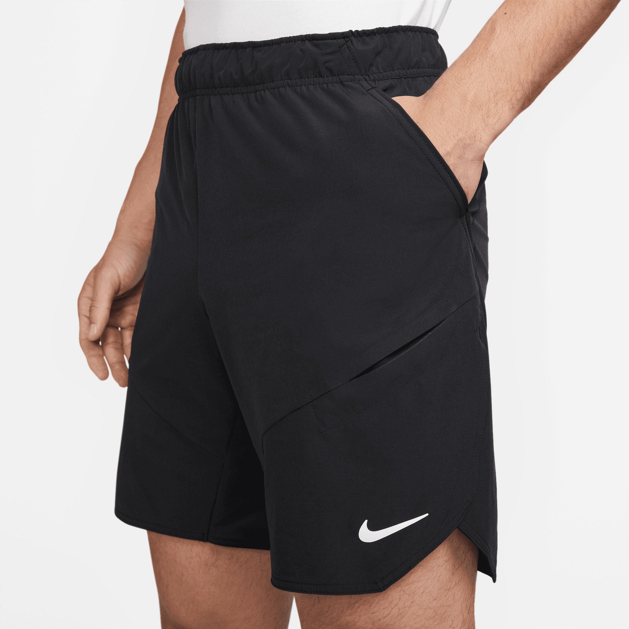 NikeCourt Dri-FIT Advantage Men's 9-Inch Tennis Shorts Black (4)