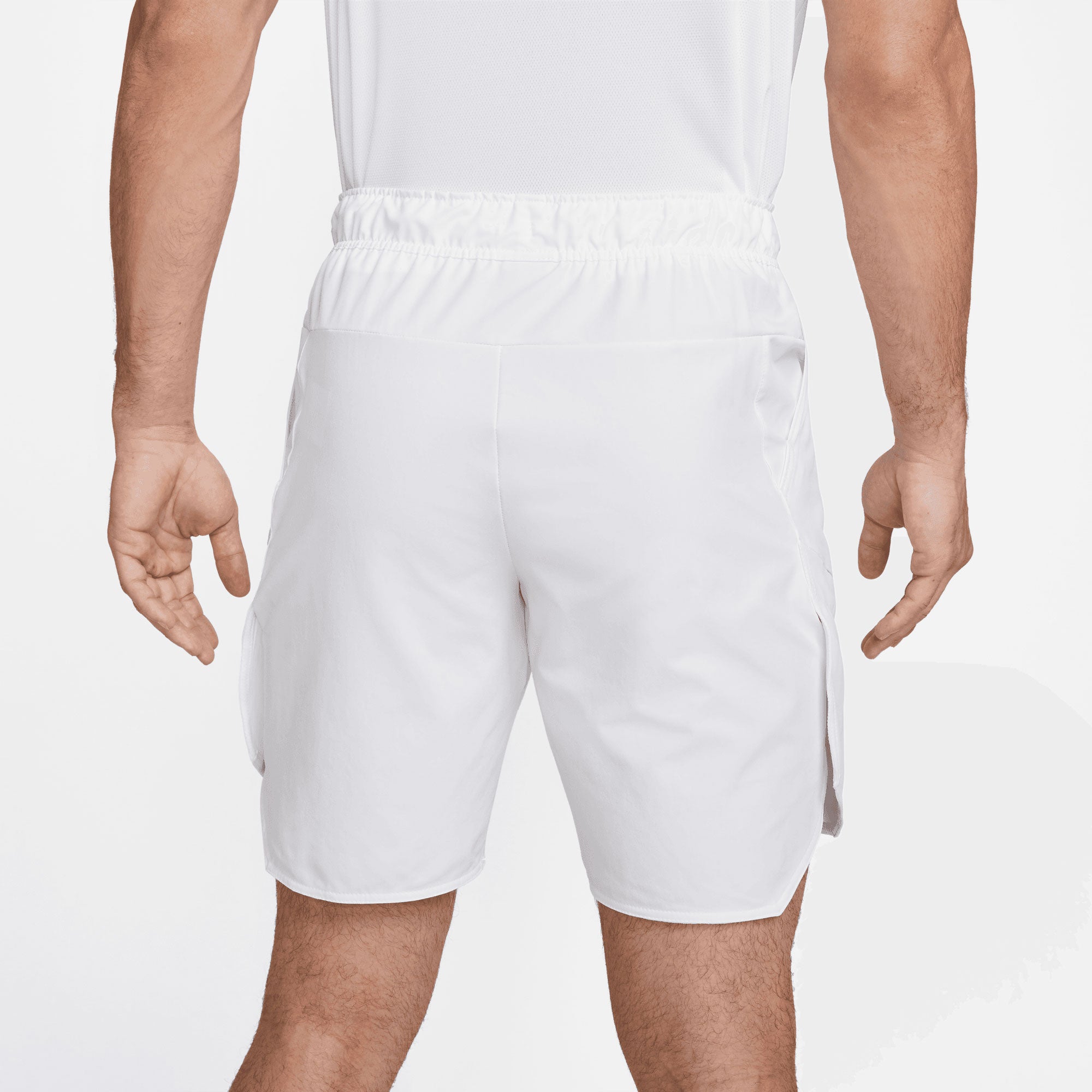 NikeCourt Dri-FIT Advantage Men's 9-Inch Tennis Shorts White (2)