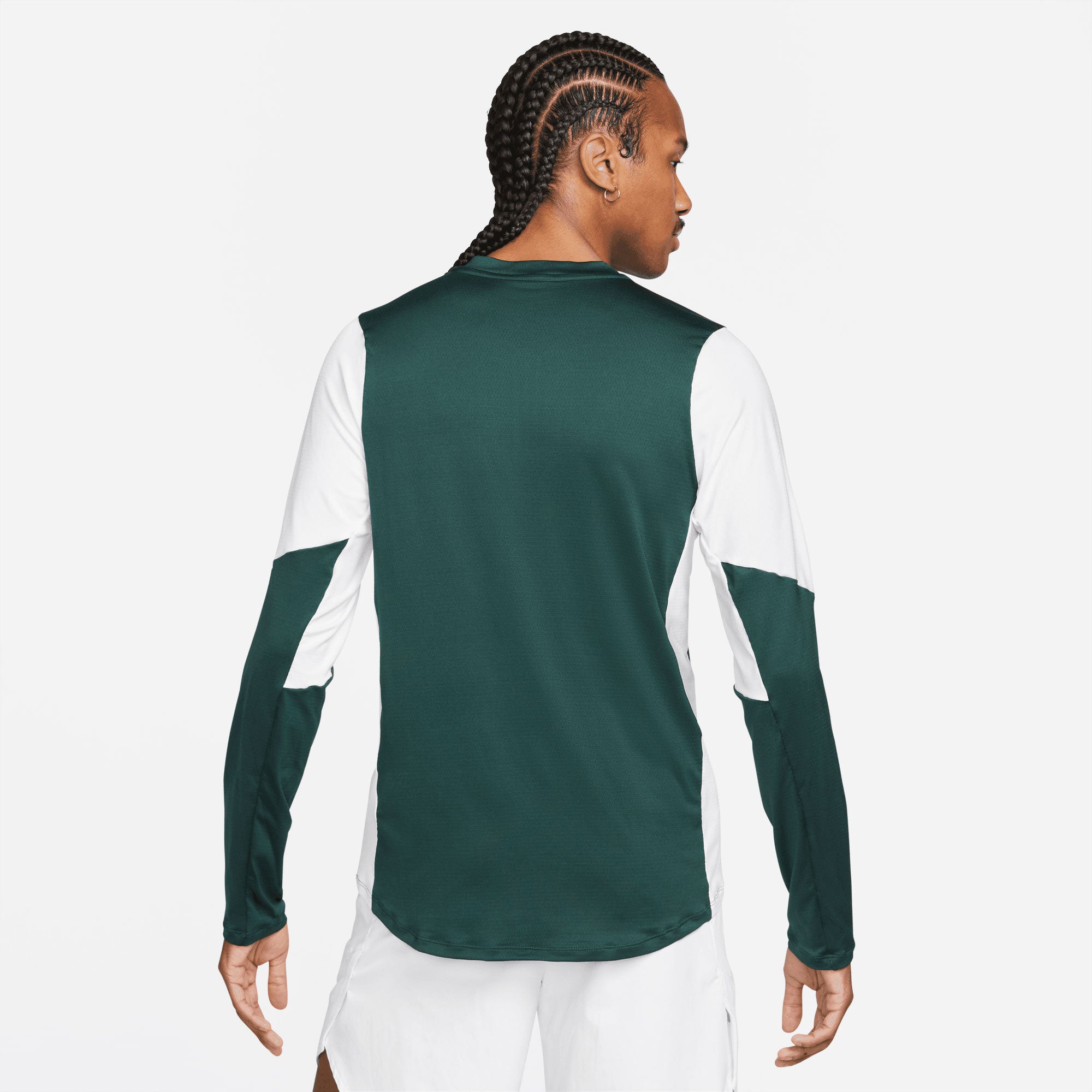 NikeCourt Dri-FIT Advantage Men's Half-Zip Tennis Shirt Green (2)