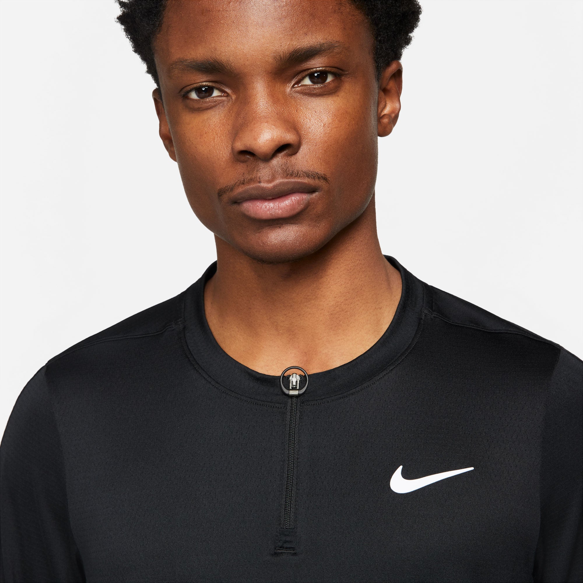 NikeCourt Dri-FIT Advantage Men's Long-Sleeve Half-Zip Tennis Shirt Black (4)