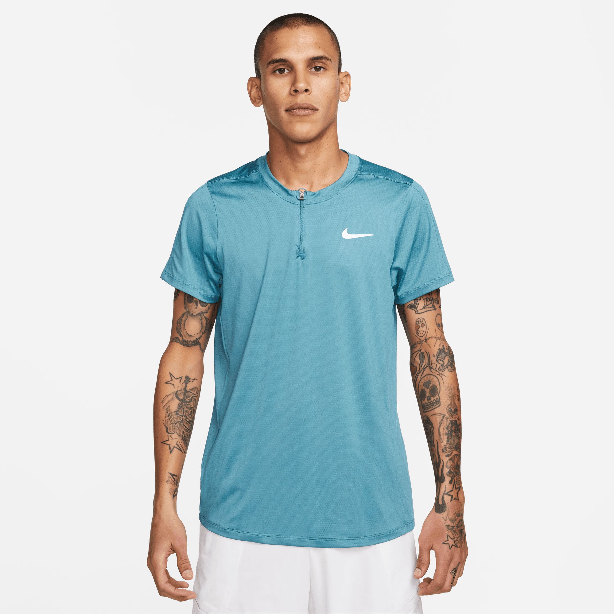 NikeCourt Dri-FIT Advantage Men's Tennis Polo Green (1)