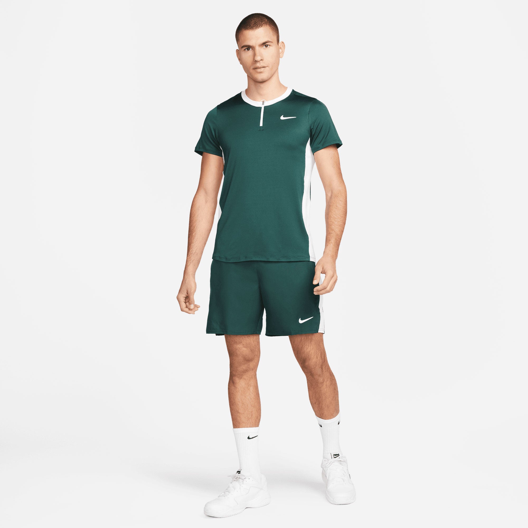 NikeCourt Dri-FIT Advantage Men's Tennis Polo Green (5)
