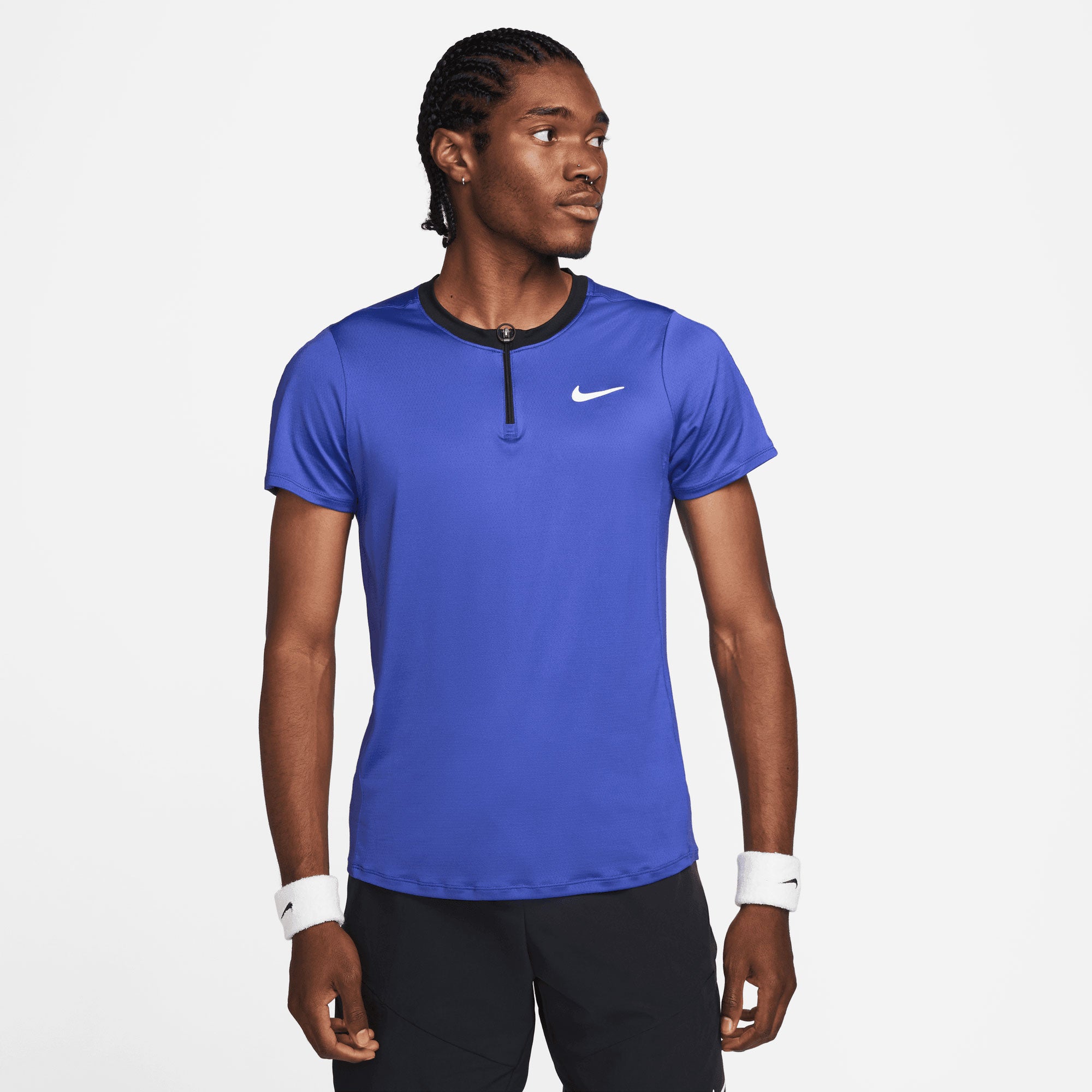 NikeCourt Dri-FIT Advantage Men's Tennis Polo Blue (1)