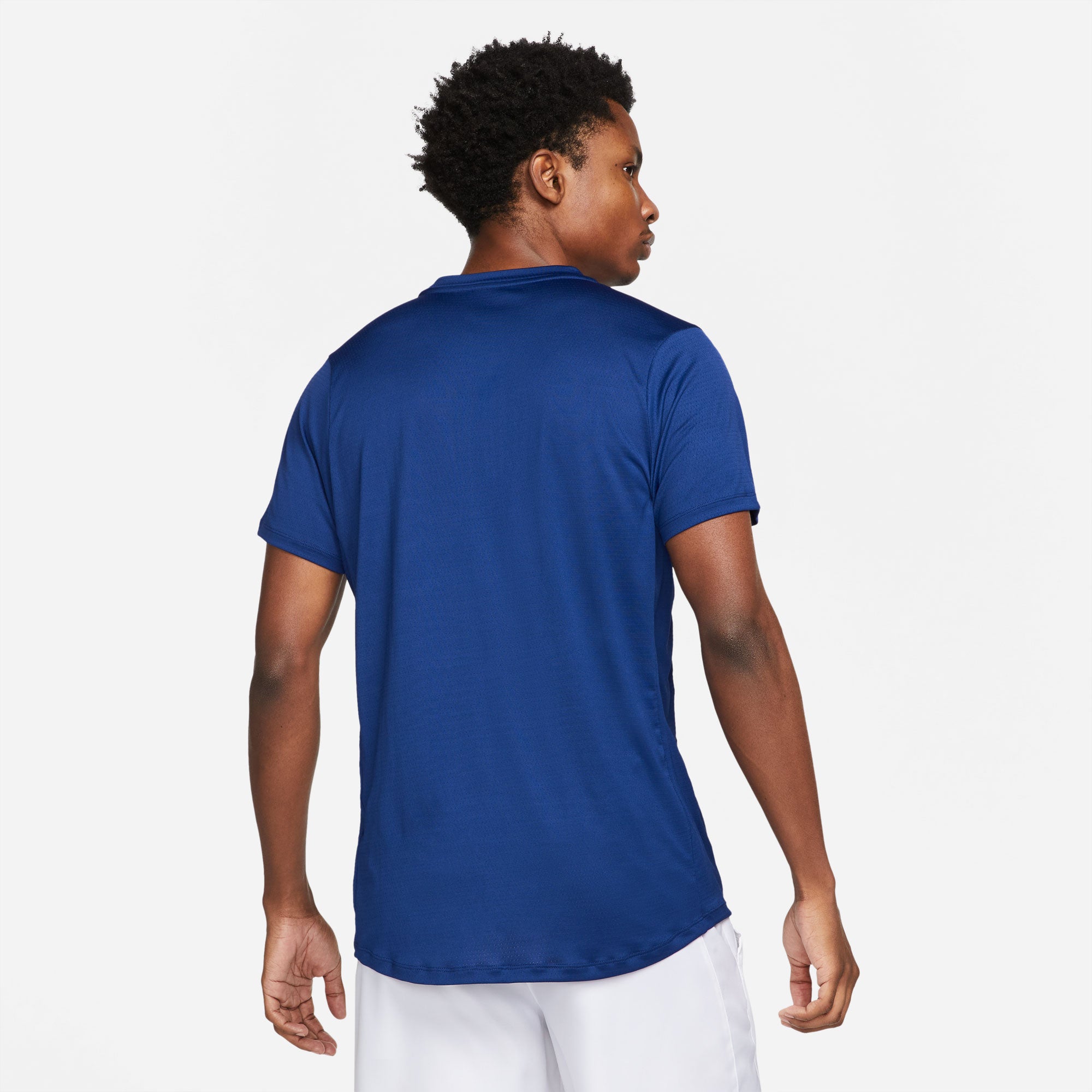 NikeCourt Dri-FIT Advantage Men's Tennis Polo Blue (2)