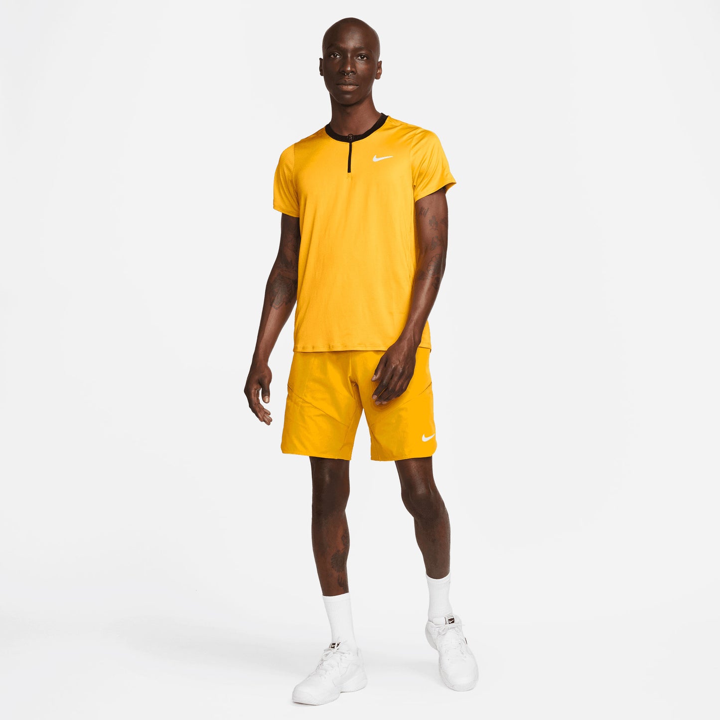 NikeCourt Dri-FIT Advantage Men's Tennis Polo Yellow (5)