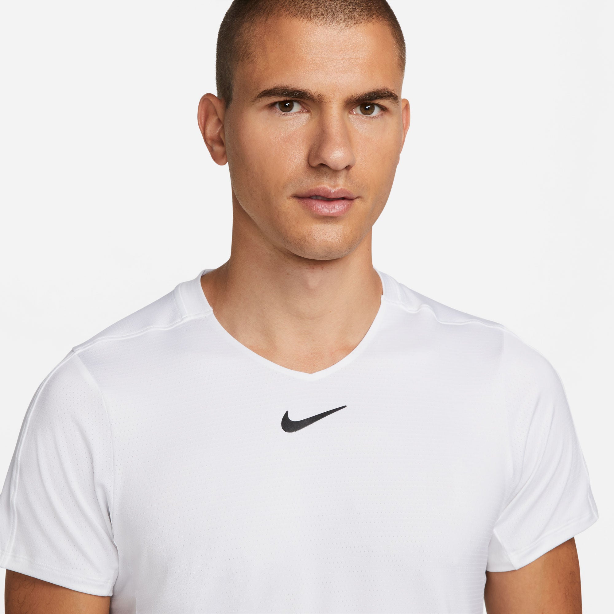 NikeCourt Dri-FIT Advantage Men's Tennis Shirt White (3)