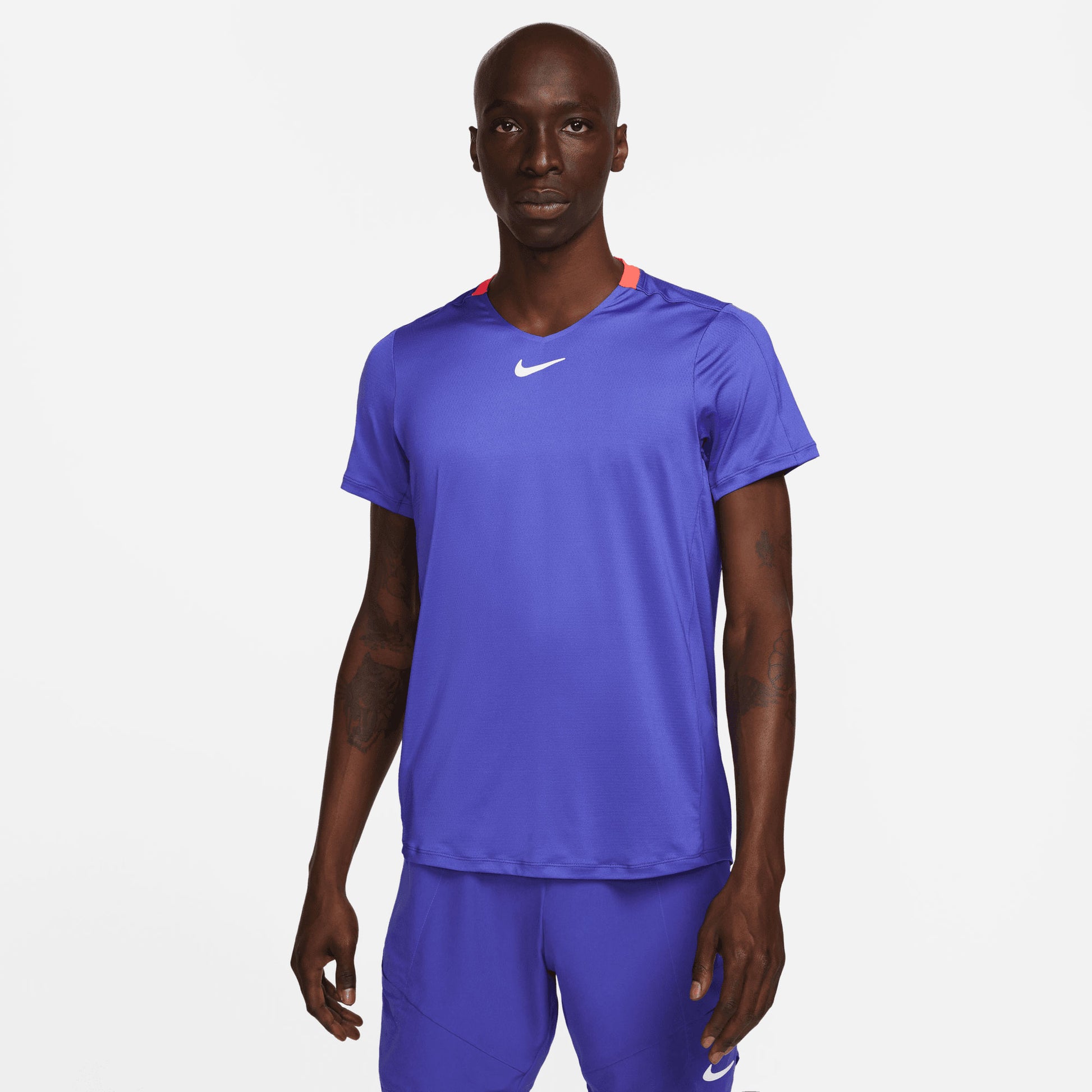 NikeCourt Dri-FIT Advantage Men's Tennis Shirt Blue (1)