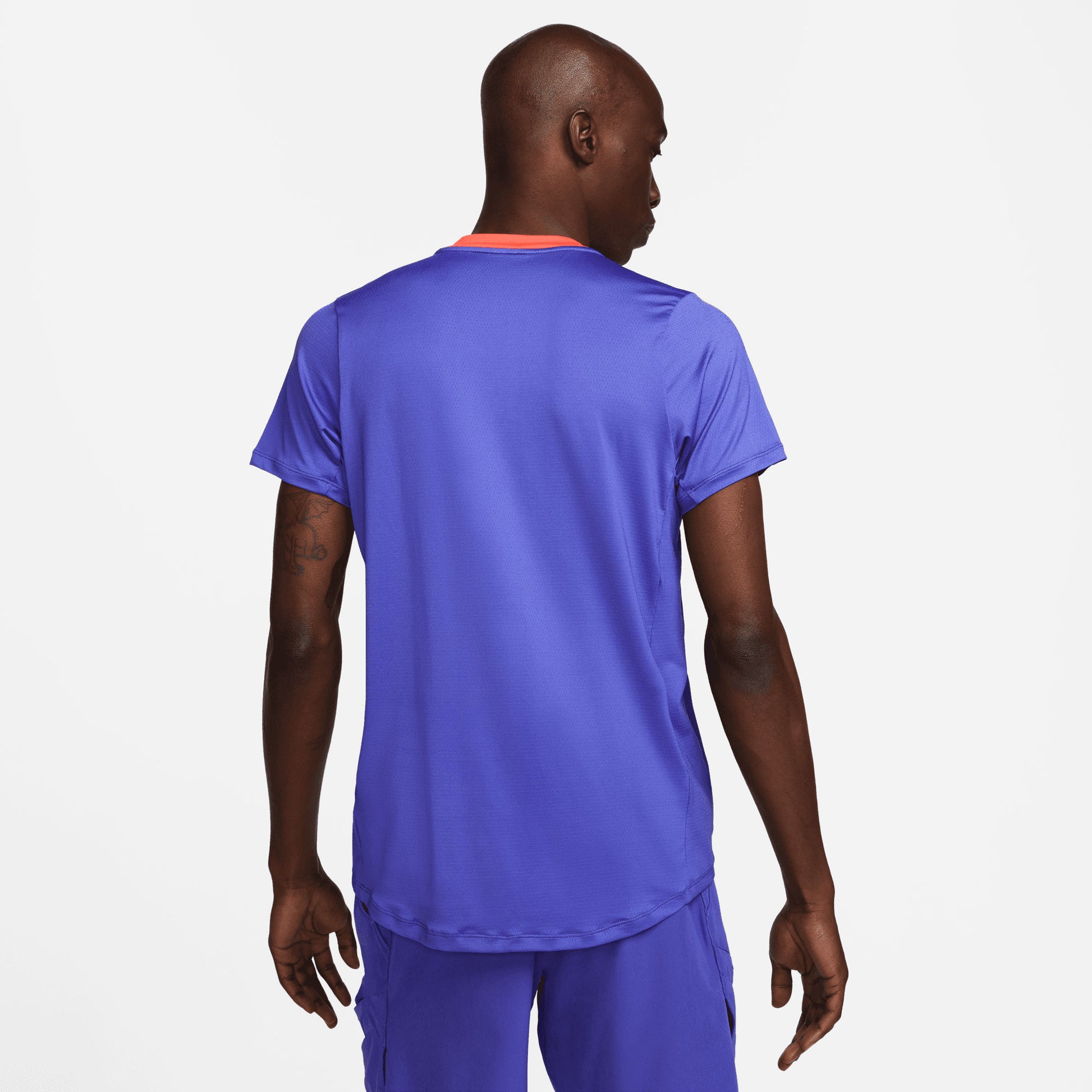 NikeCourt Dri-FIT Advantage Men's Tennis Shirt Blue (2)